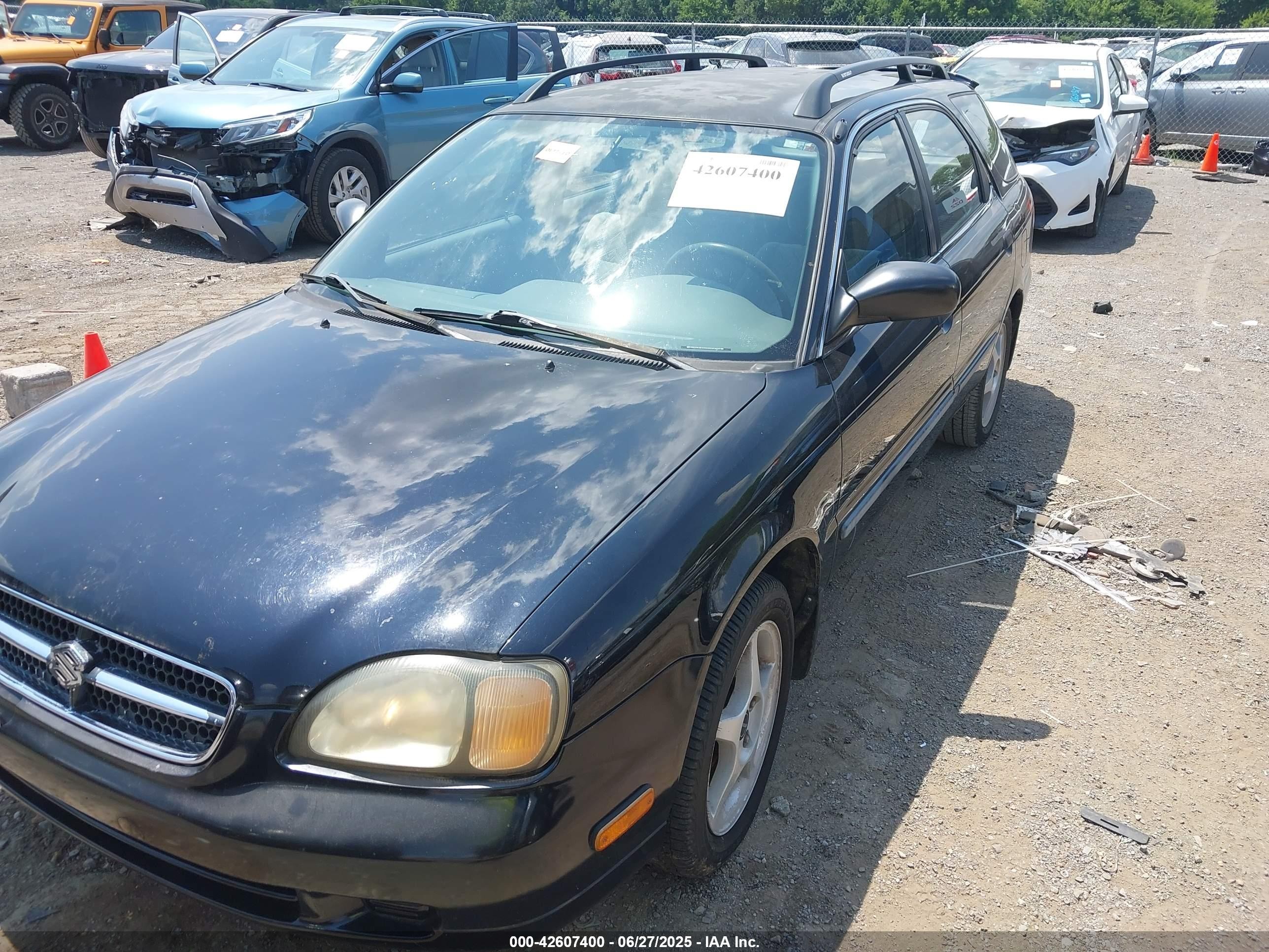 2000 Suzuki Esteem Gl/glx/glx+ Black vin: JS2GB41W1Y5184100