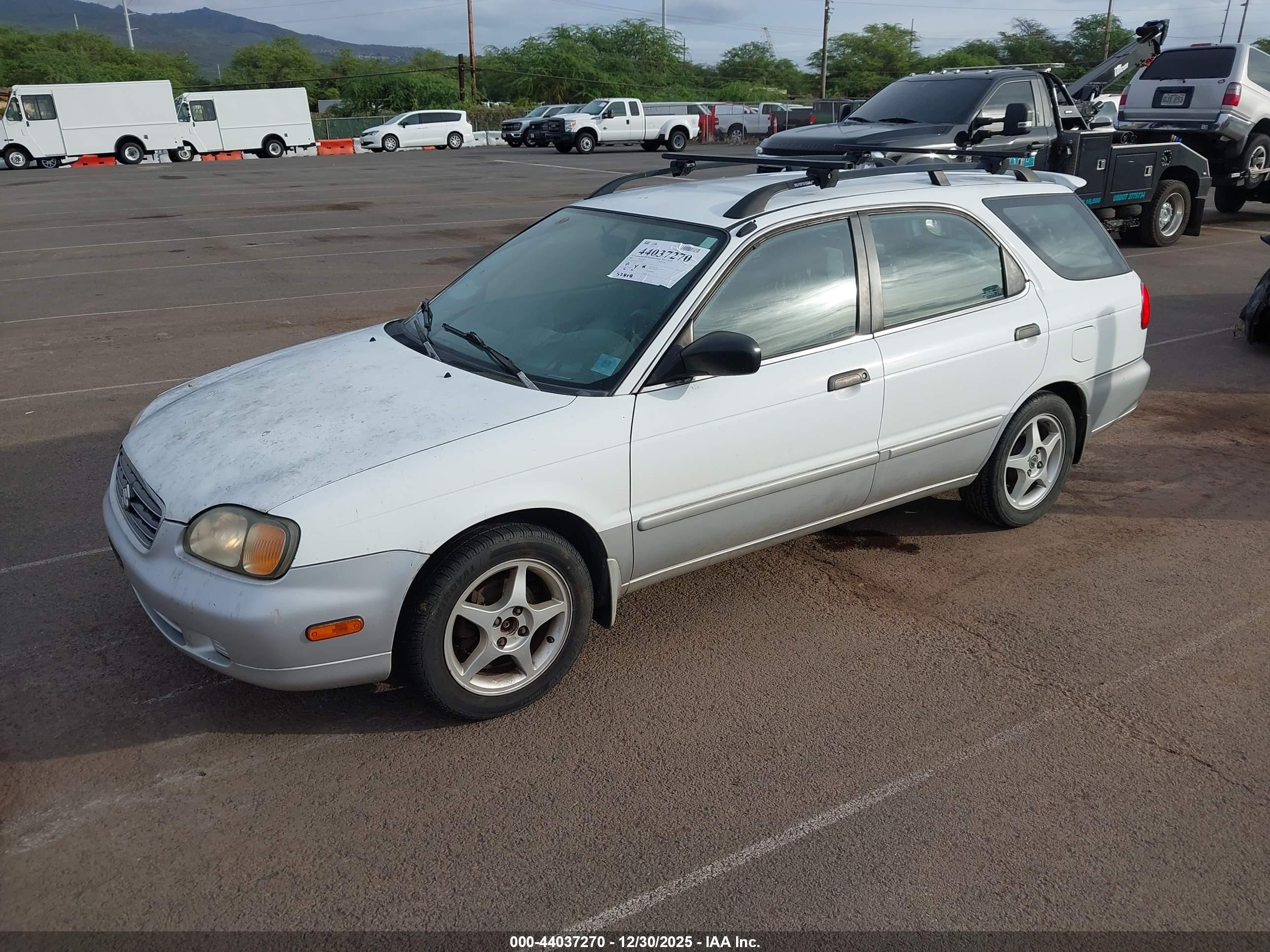 2001 Suzuki Esteem Gl/glx/glx+ White vin: JS2GB41W315201954
