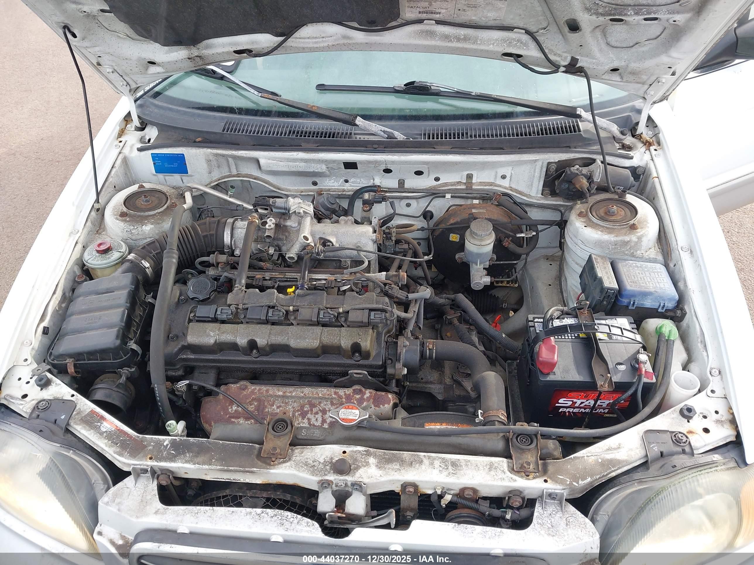 2001 Suzuki Esteem Gl/glx/glx+ White vin: JS2GB41W315201954