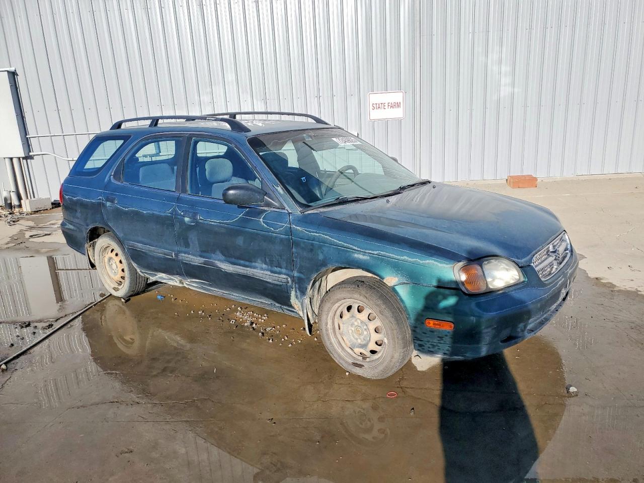 2000 Suzuki Esteem Gl Green vin: JS2GB41W3Y5184700