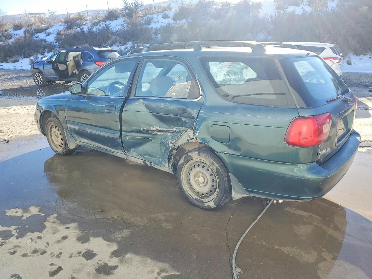 2000 Suzuki Esteem Gl Green vin: JS2GB41W3Y5184700