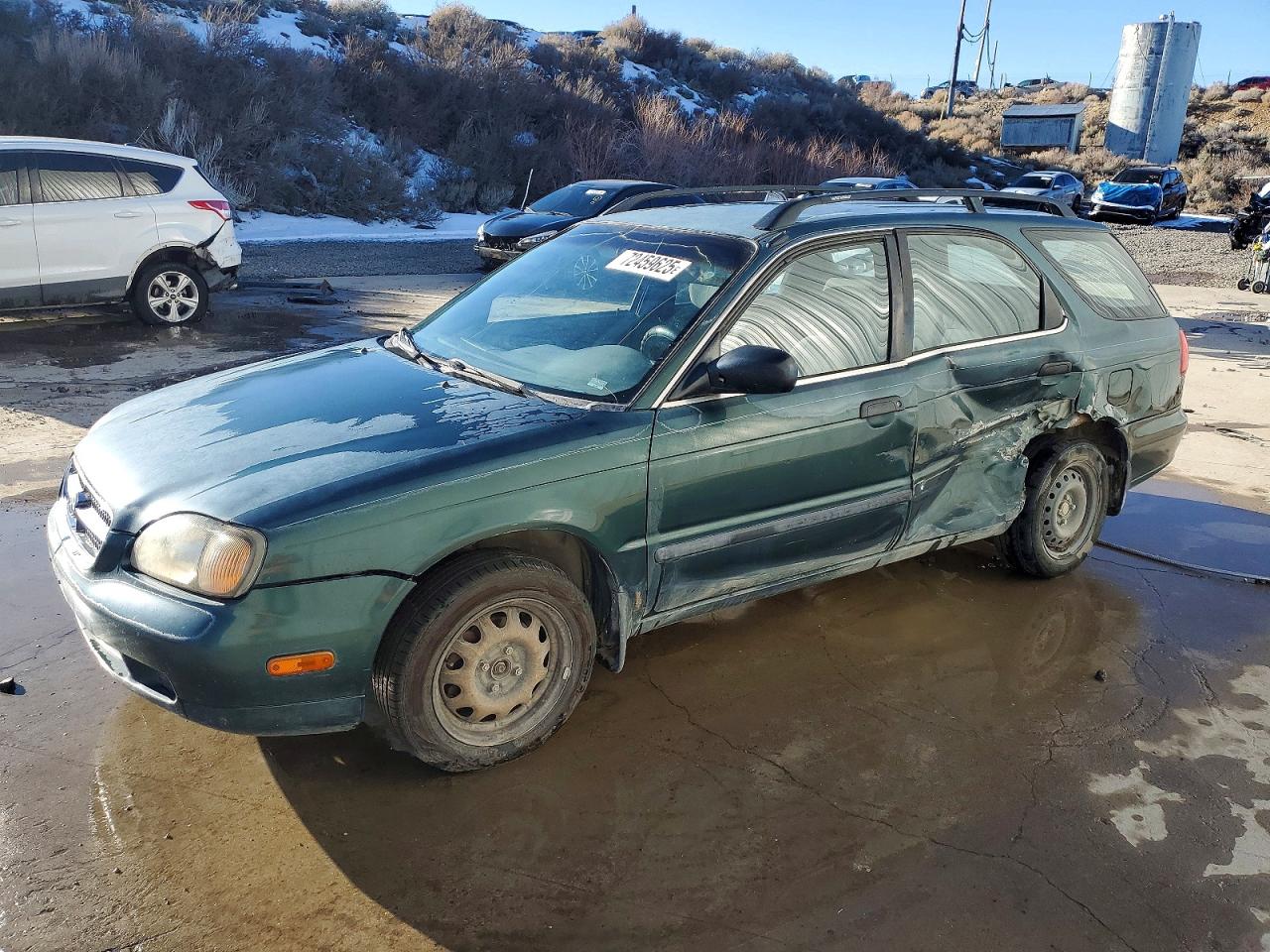 2000 Suzuki Esteem Gl Green vin: JS2GB41W3Y5184700