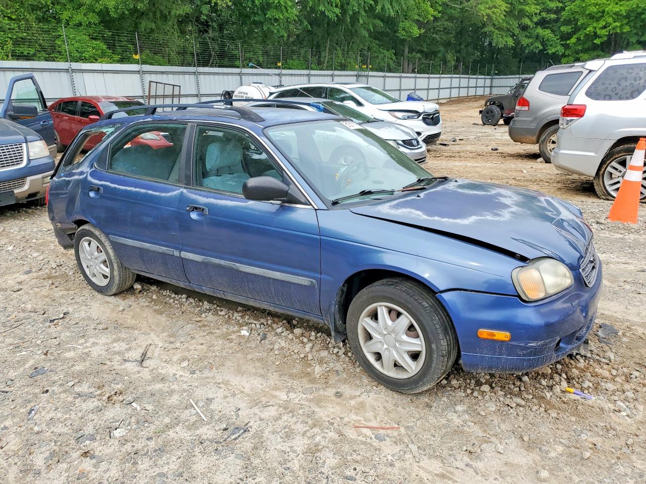 2001 Suzuki Esteem Gl Blue vin: JS2GB41W515206170