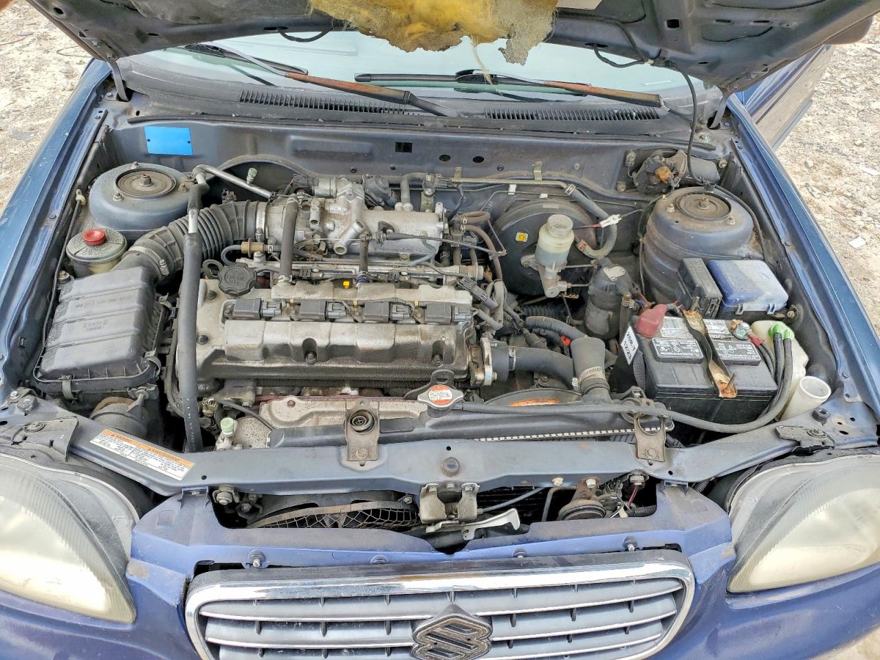 2001 Suzuki Esteem Gl Blue vin: JS2GB41W515206170