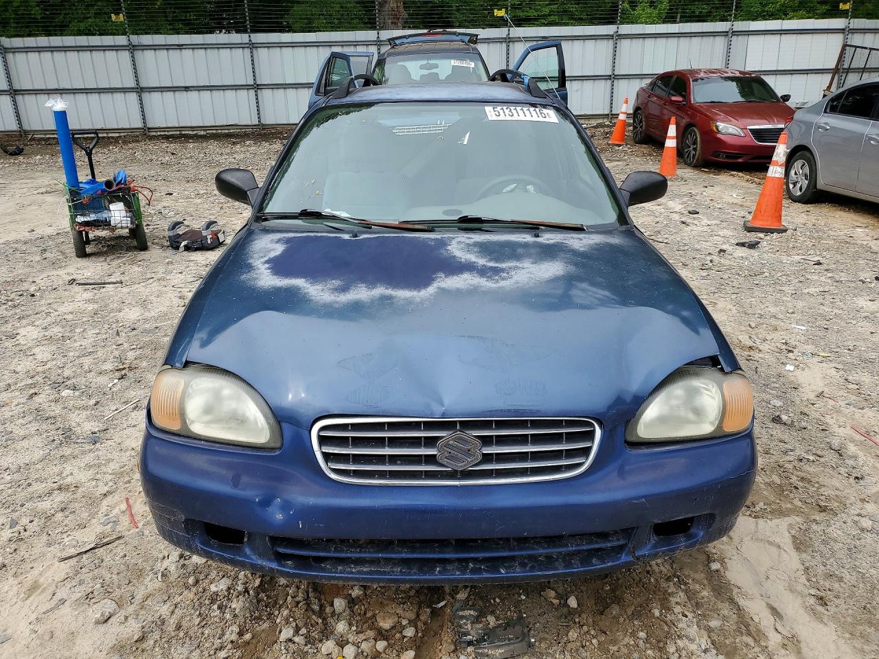 2001 Suzuki Esteem Gl Blue vin: JS2GB41W515206170