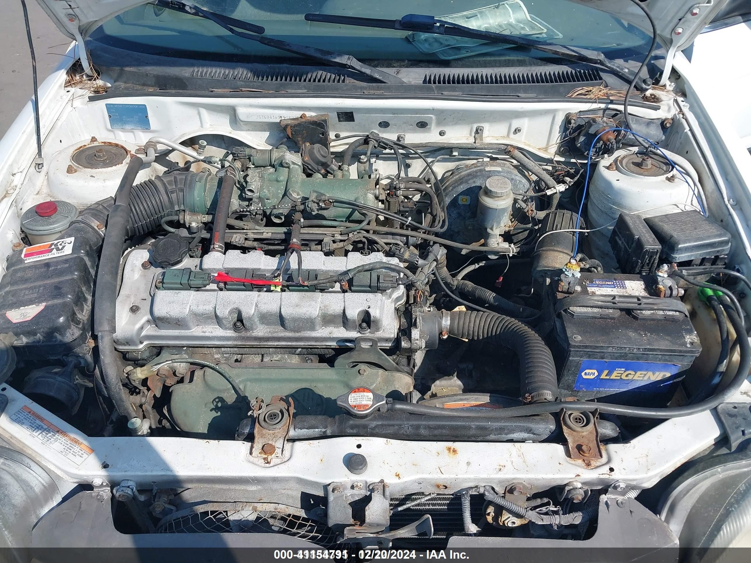 2000 Suzuki Esteem Gl/glx/glx+ White vin: JS2GB41W5Y5180745