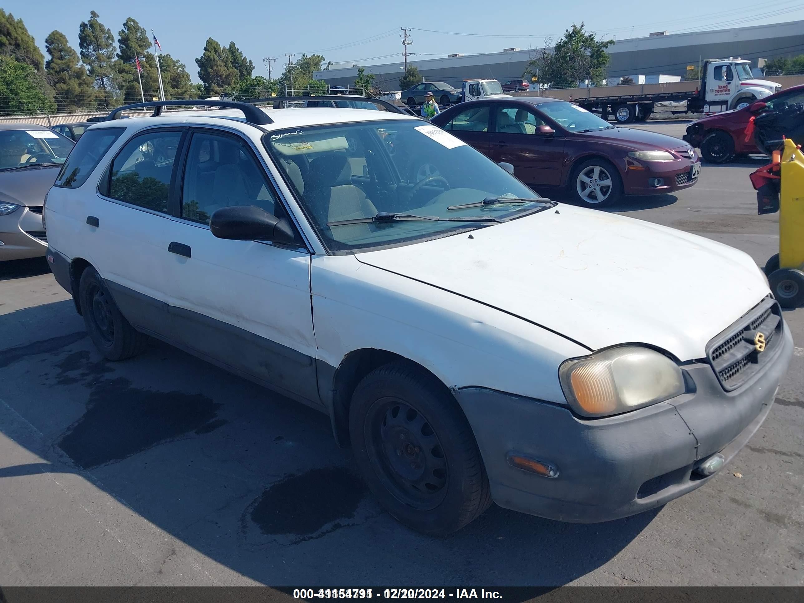 2000 Suzuki Esteem Gl/glx/glx+ White vin: JS2GB41W5Y5180745