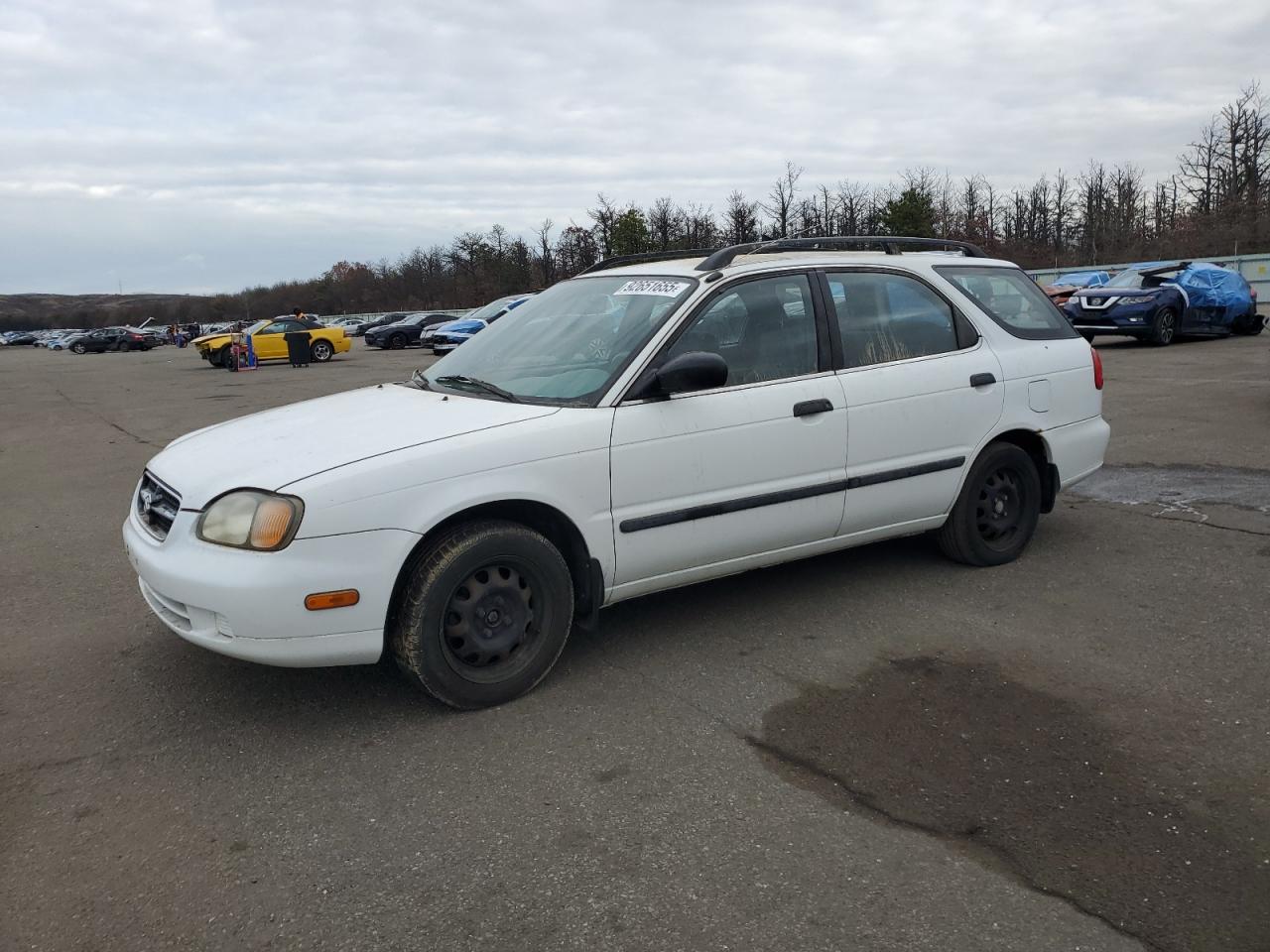 2000 Suzuki Esteem Gl Белый vin: JS2GB41W7Y5180634
