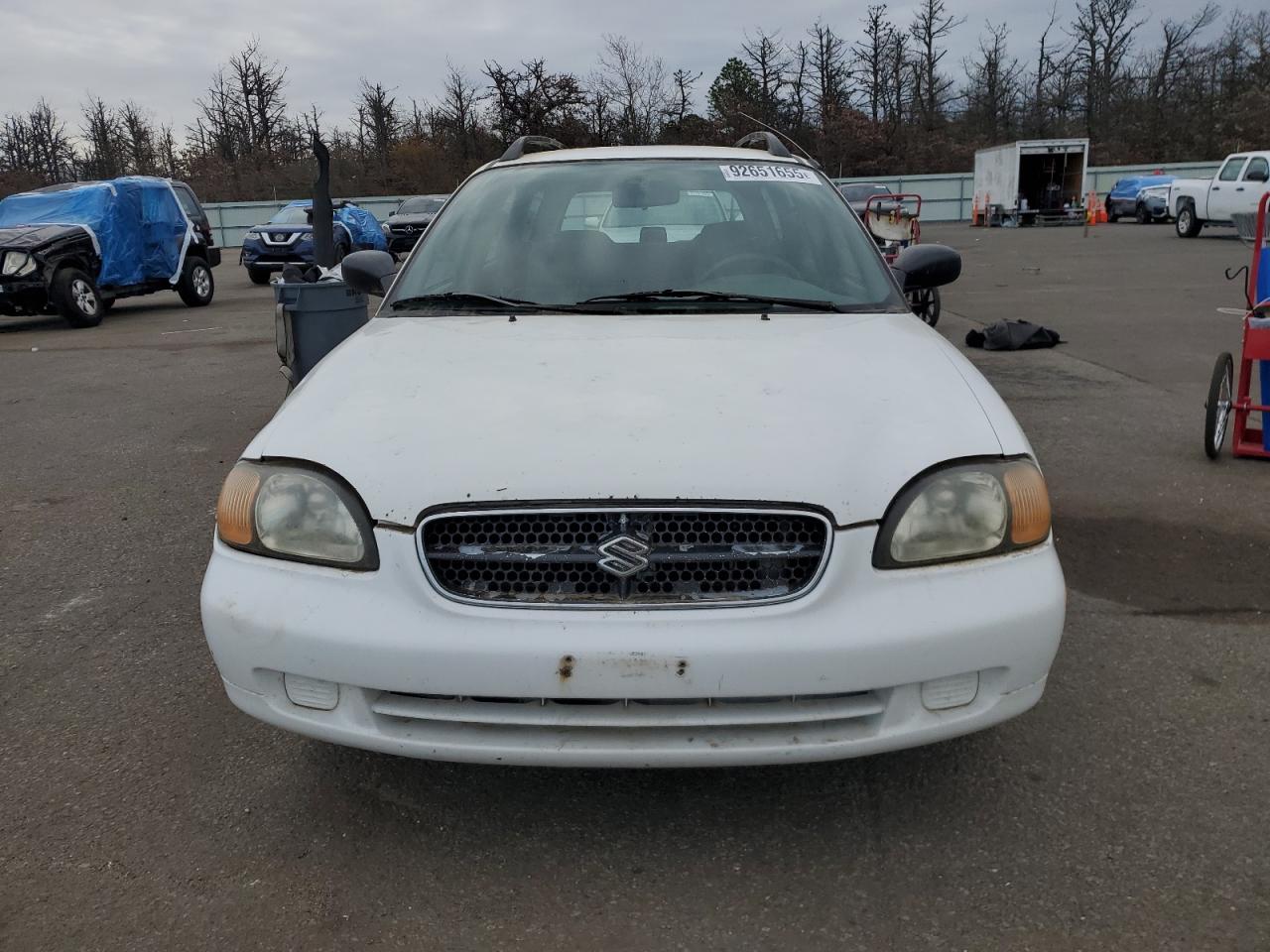 2000 Suzuki Esteem Gl White vin: JS2GB41W7Y5180634
