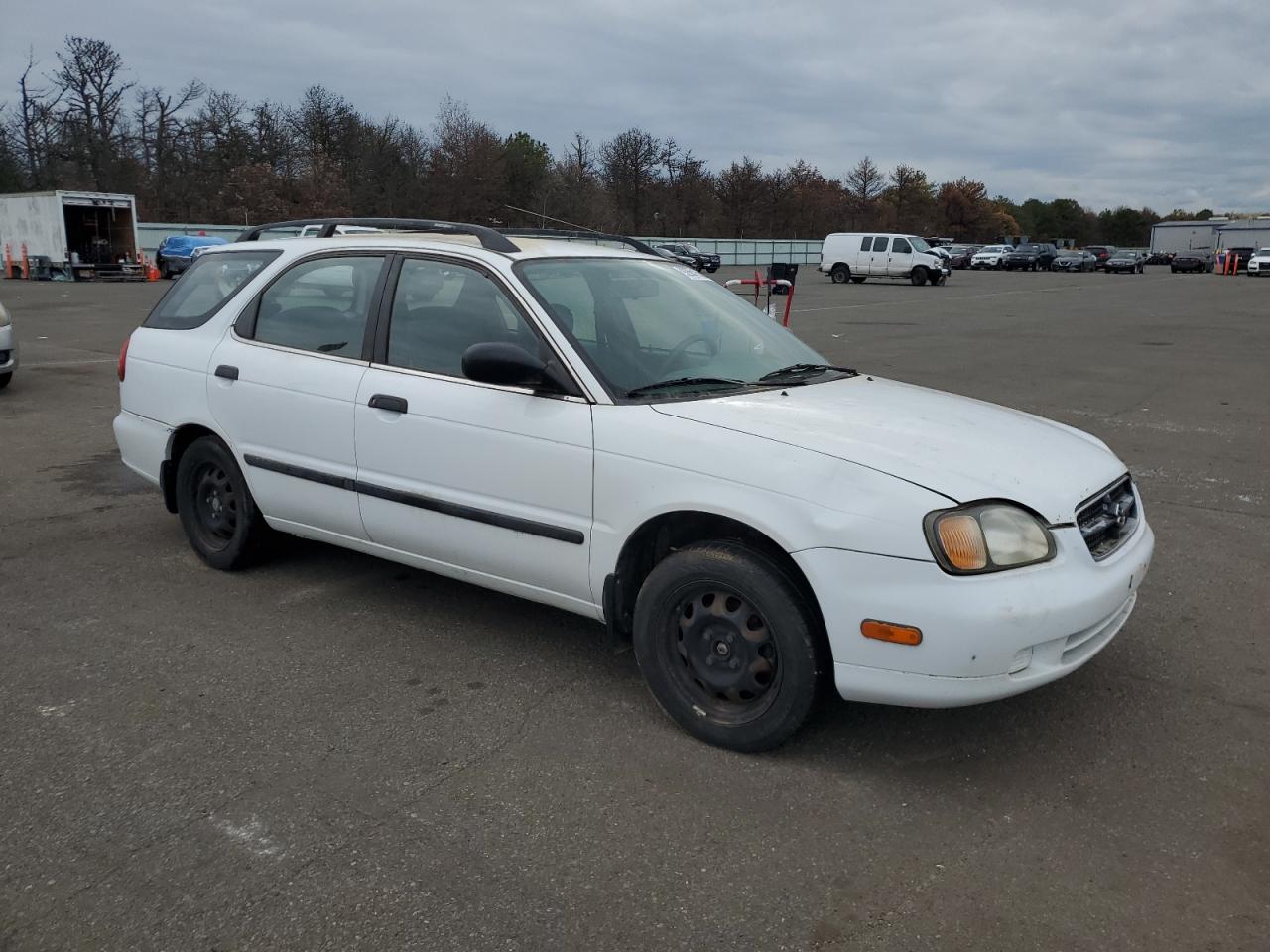 2000 Suzuki Esteem Gl White vin: JS2GB41W7Y5180634