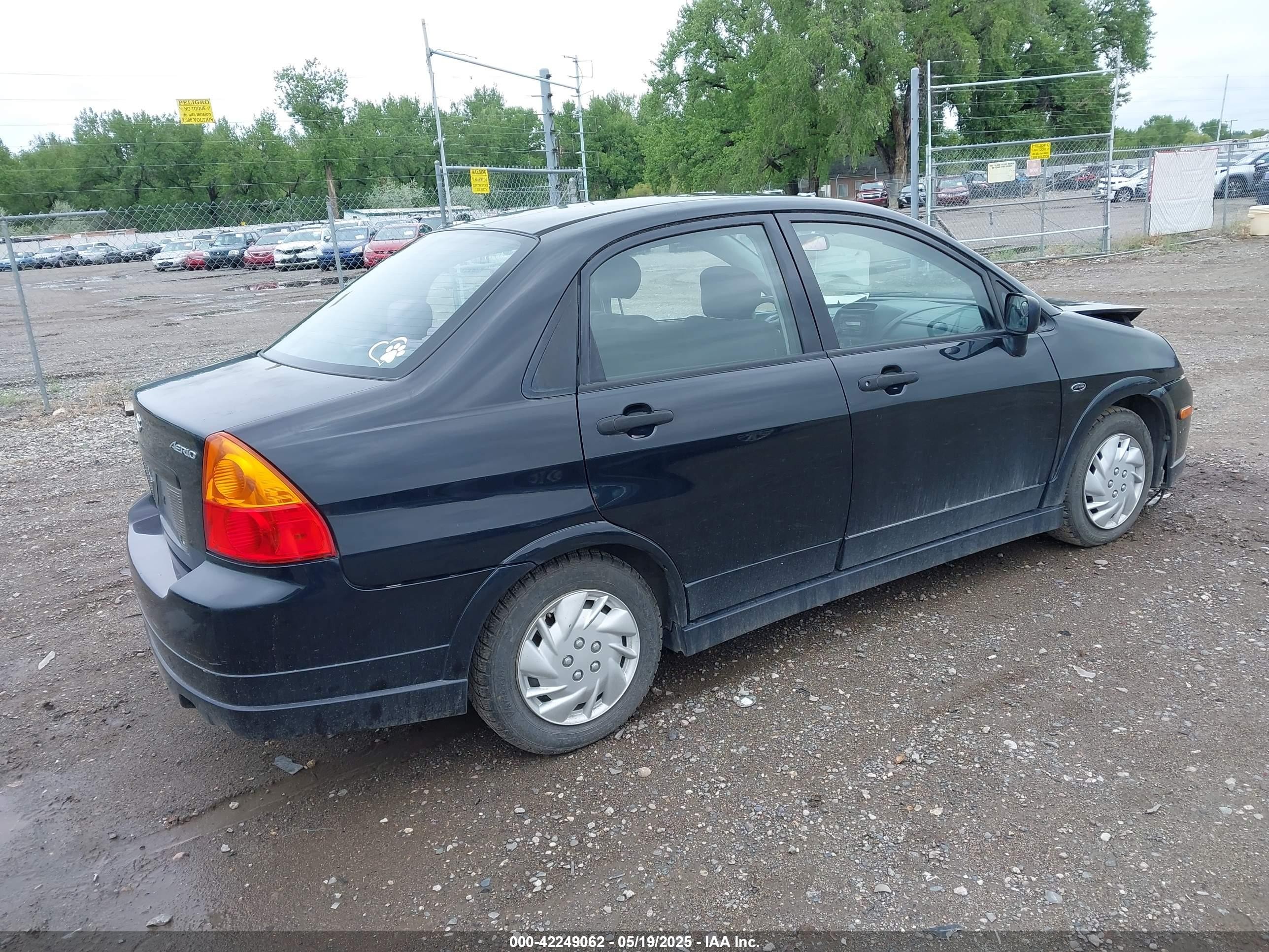 2003 Suzuki Aerio Gs/s Black vin: JS2RA41S135170103