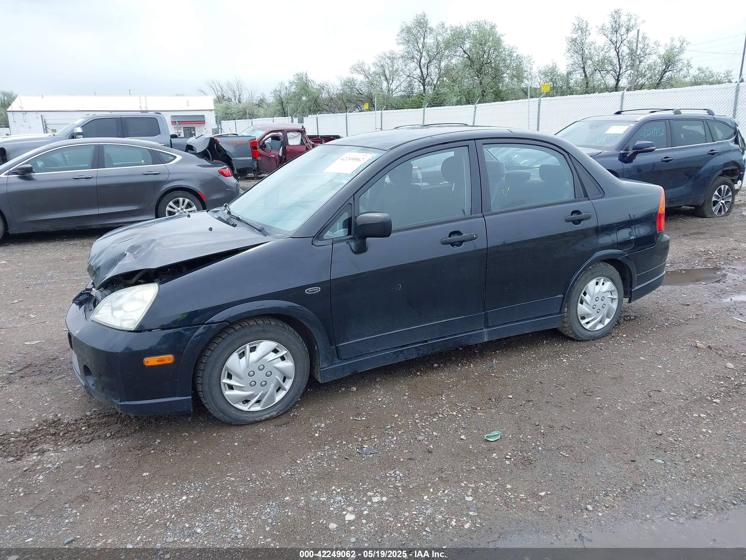 2003 Suzuki Aerio Gs/s Black vin: JS2RA41S135170103