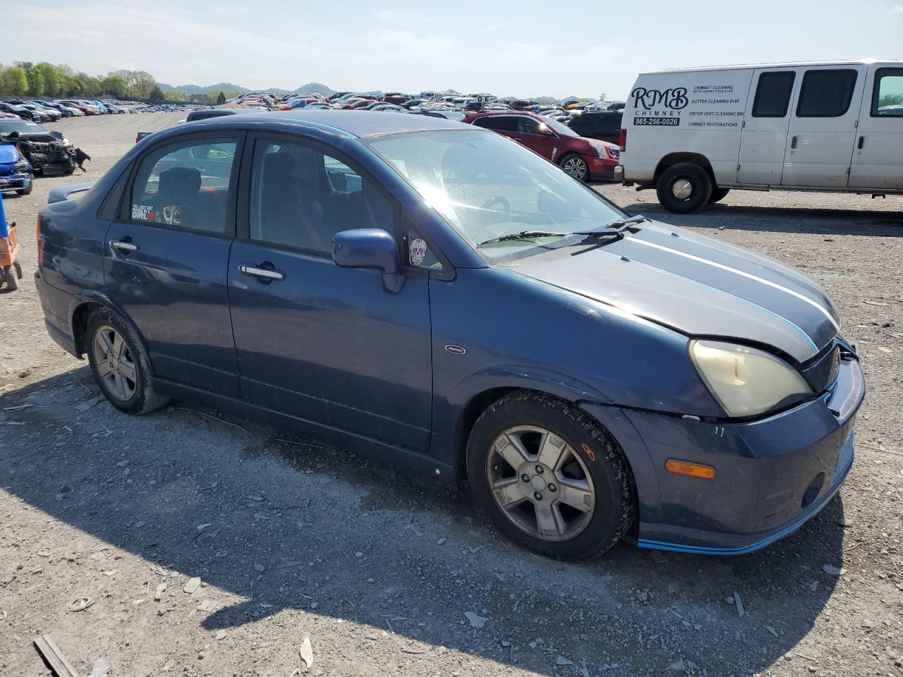 2002 Suzuki Aerio S Синий vin: JS2RA41S225109275