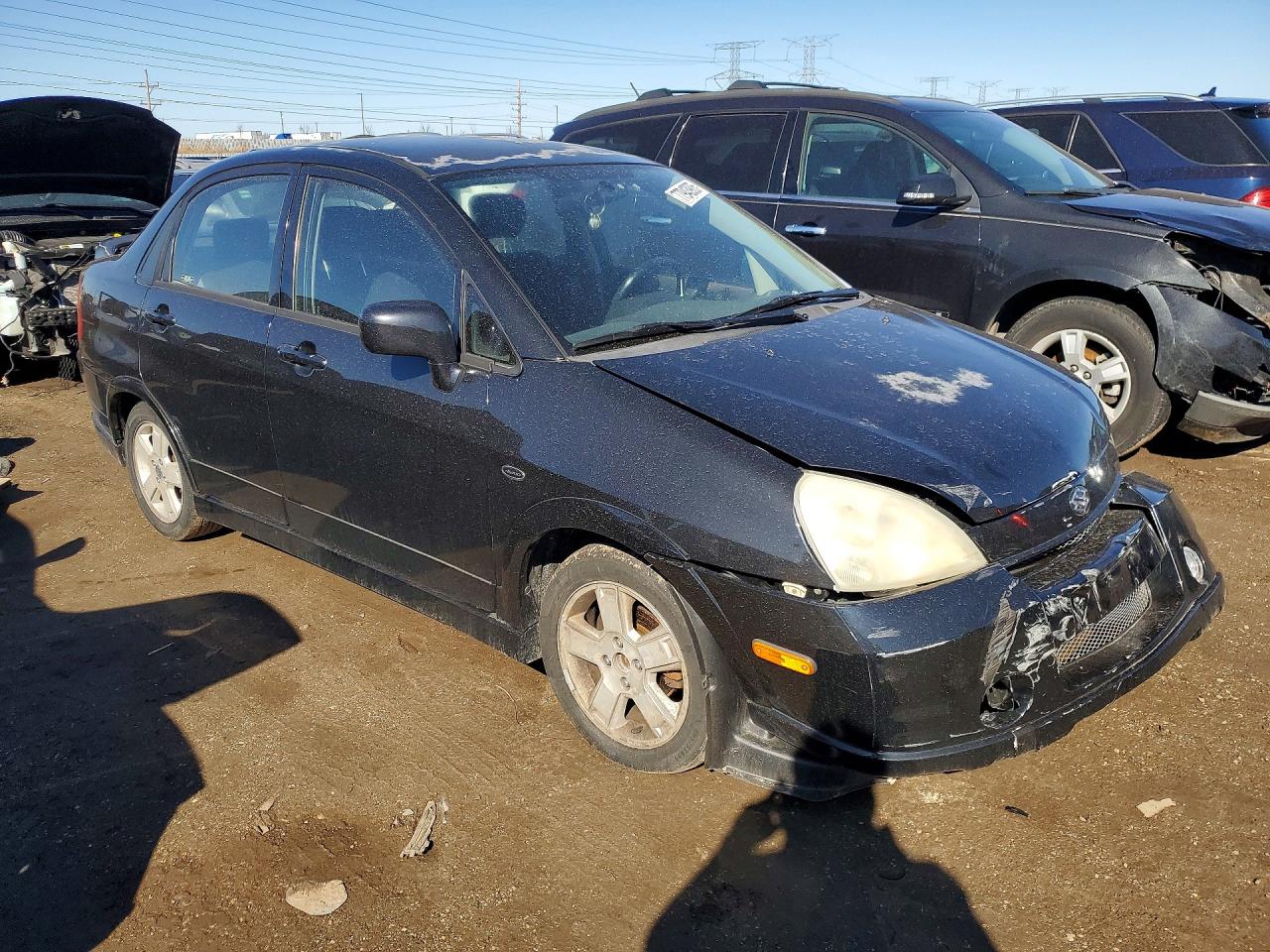 2003 Suzuki Aerio Black vin: JS2RA41S335153688