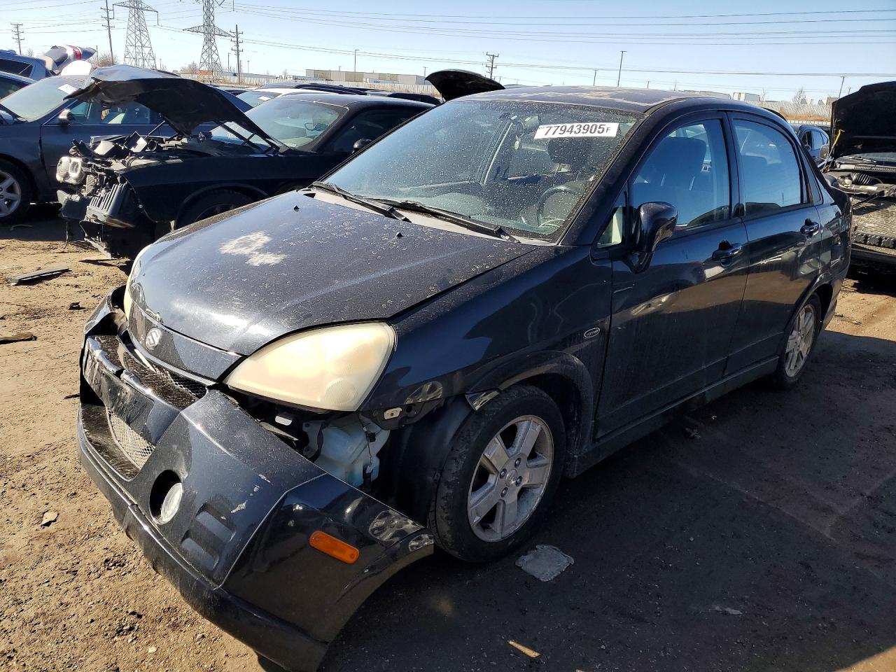 2003 Suzuki Aerio Black vin: JS2RA41S335153688
