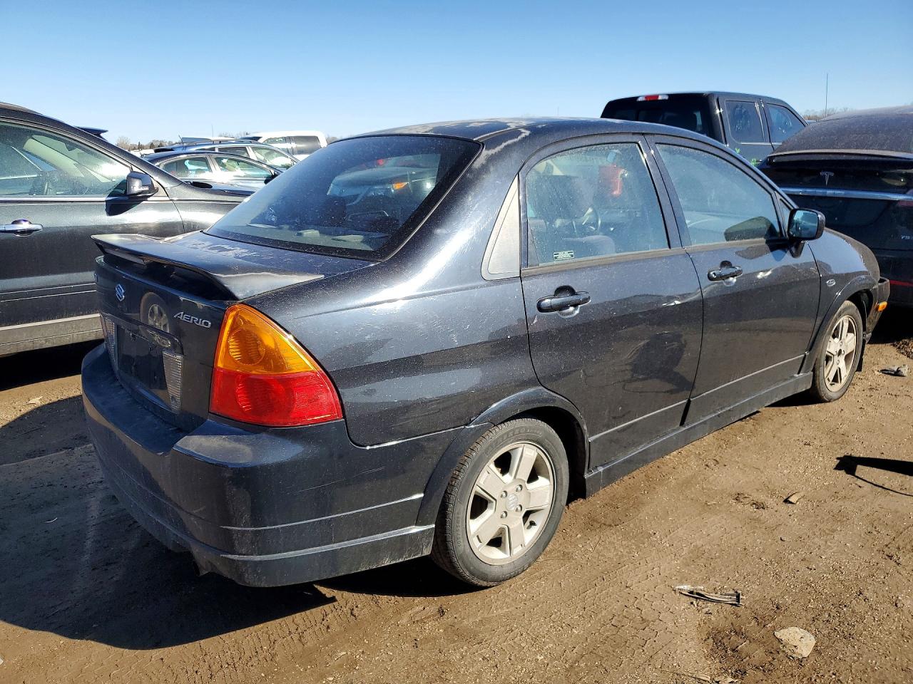 2003 Suzuki Aerio Black vin: JS2RA41S335153688