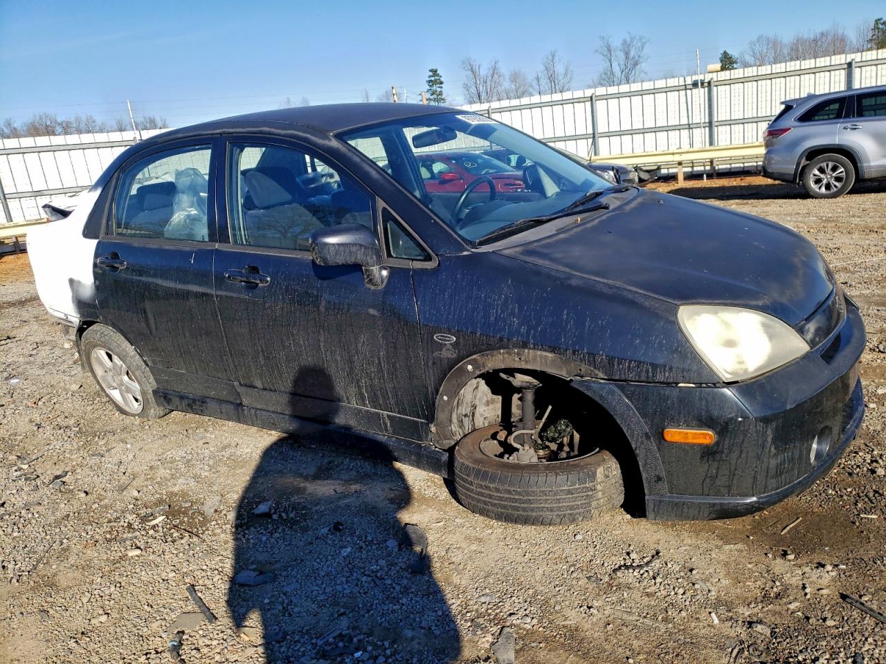 2003 Suzuki Aerio S Black vin: JS2RA41S435157197