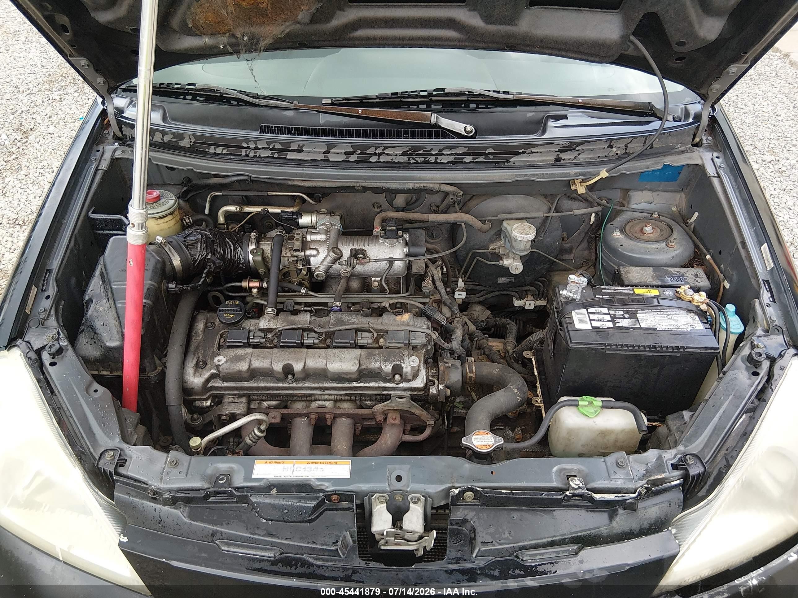 2003 Suzuki Aerio Gs/s Black vin: JS2RA41S435157944