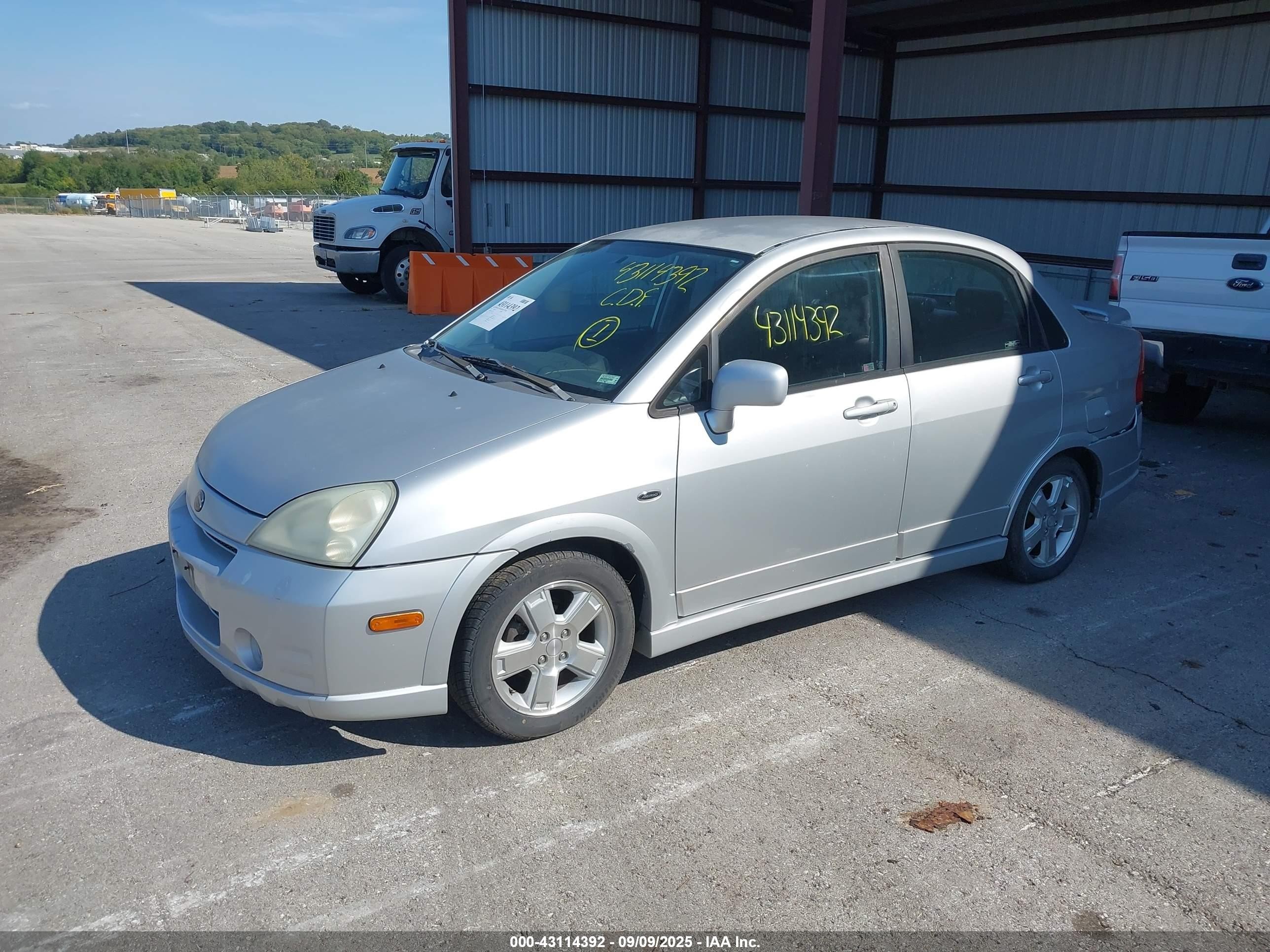 2003 Suzuki Aerio Gs/s Silver vin: JS2RA41S535151389