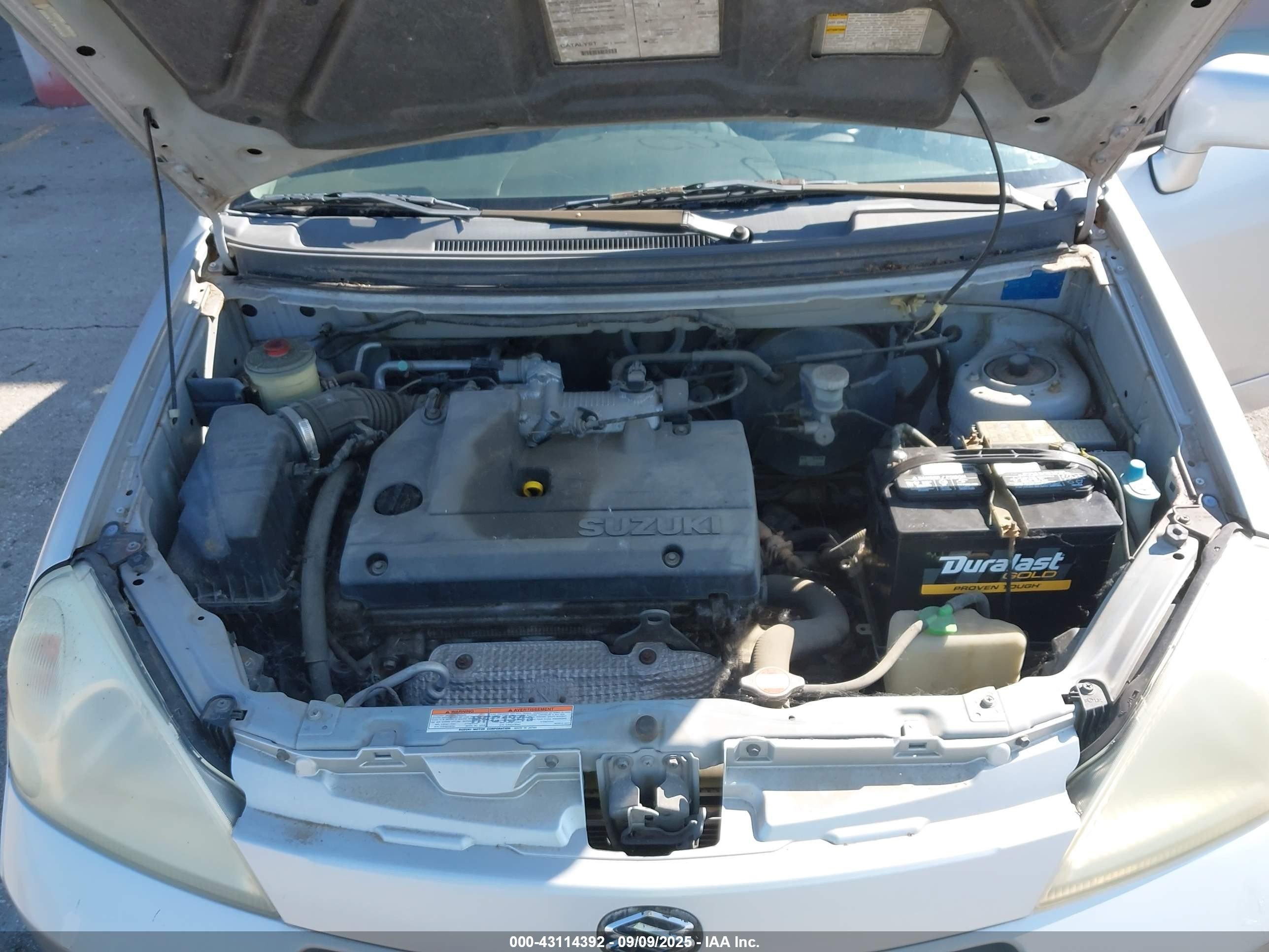 2003 Suzuki Aerio Gs/s Silver vin: JS2RA41S535151389