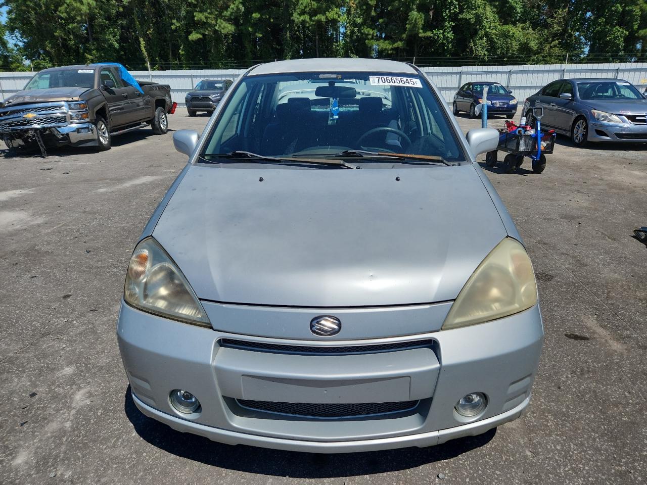 2002 Suzuki Aerio S Silver vin: JS2RA41S625105133
