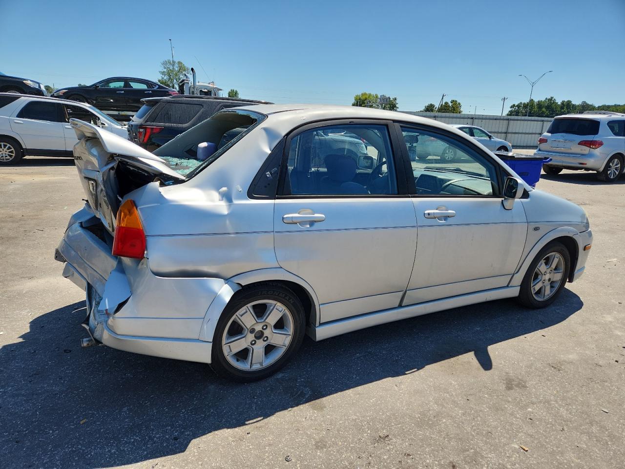 2002 Suzuki Aerio S Silver vin: JS2RA41S625105133