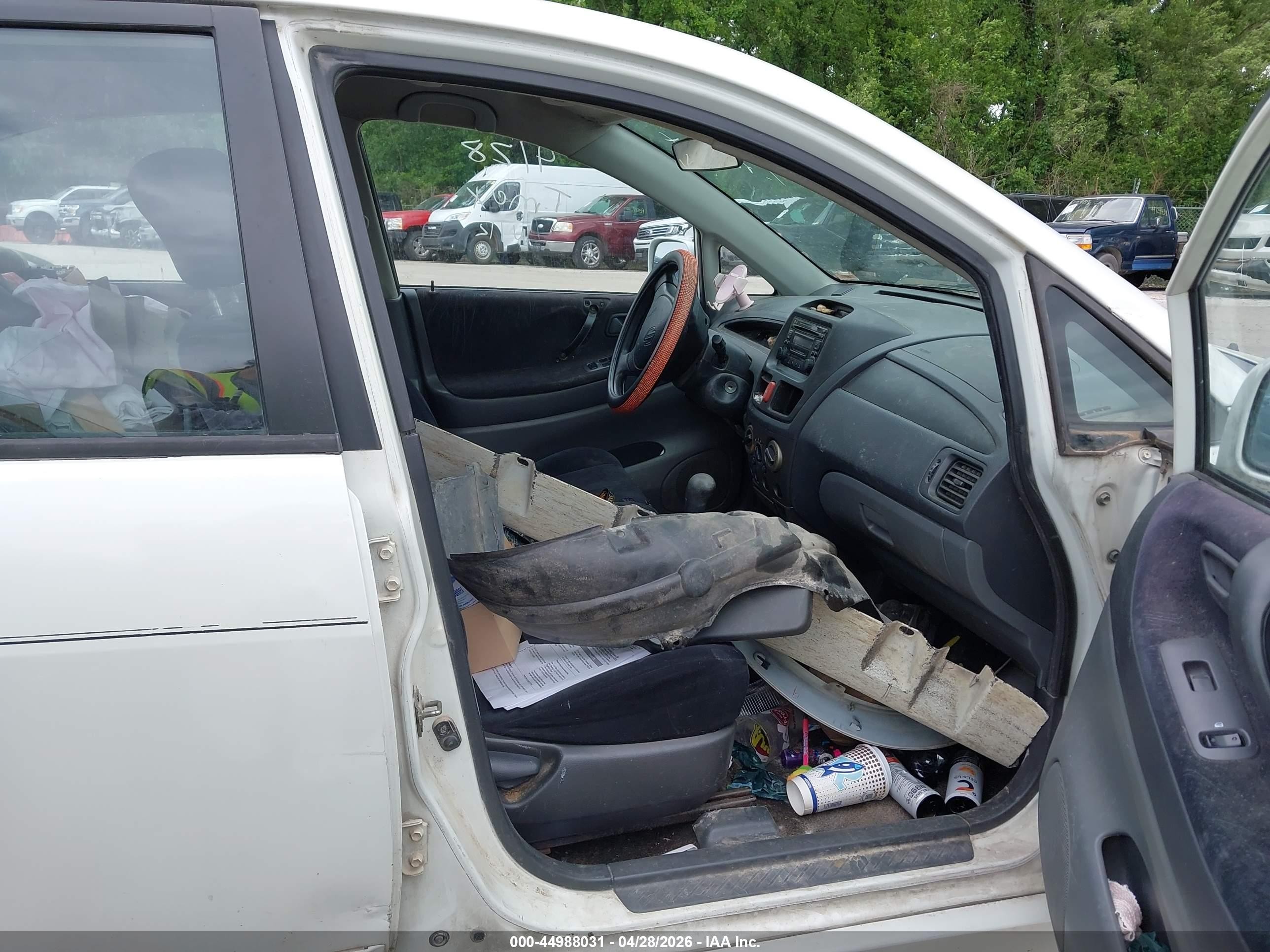 2003 Suzuki Aerio Gs/s White vin: JS2RA41S635155466