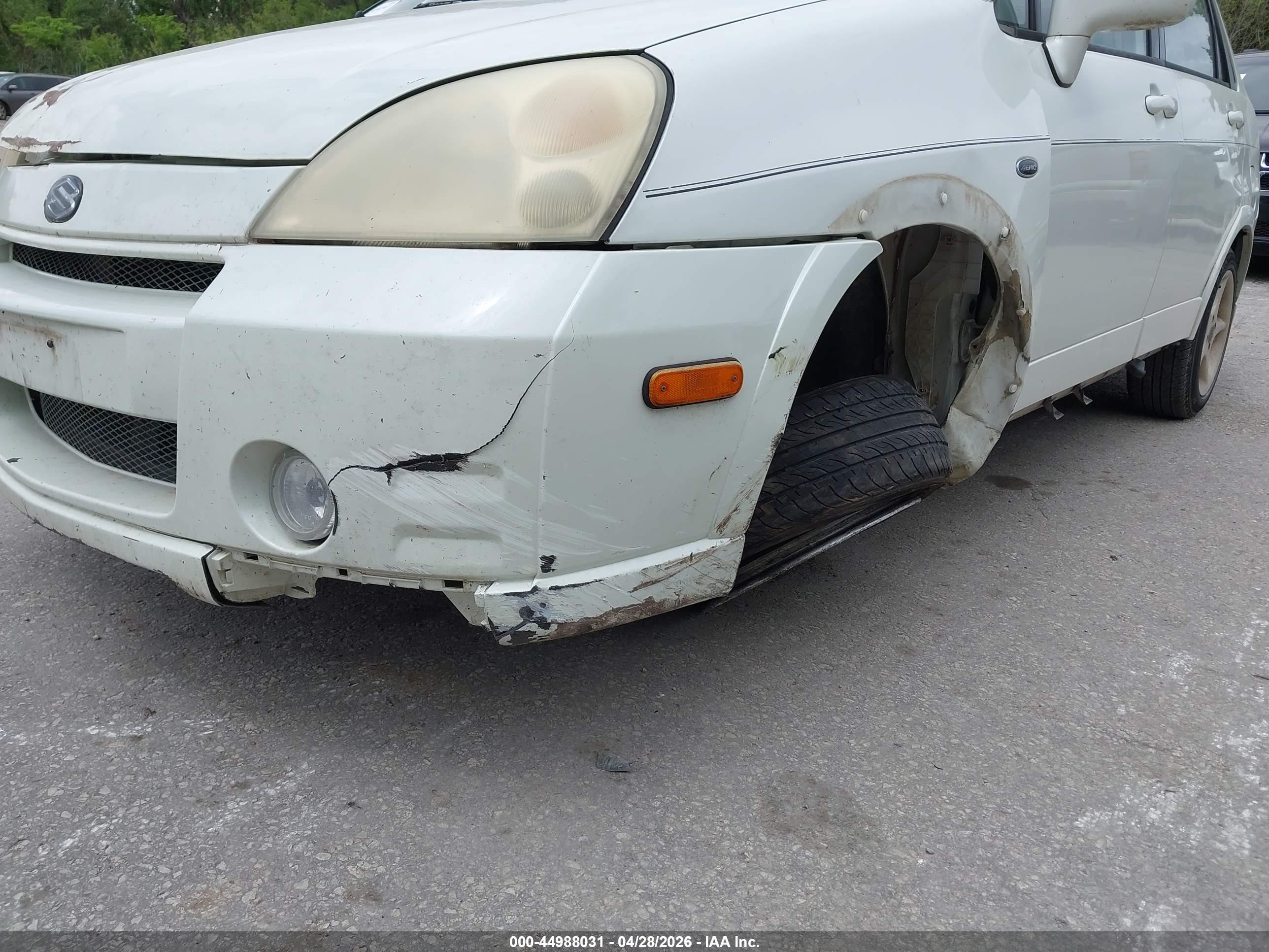 2003 Suzuki Aerio Gs/s White vin: JS2RA41S635155466