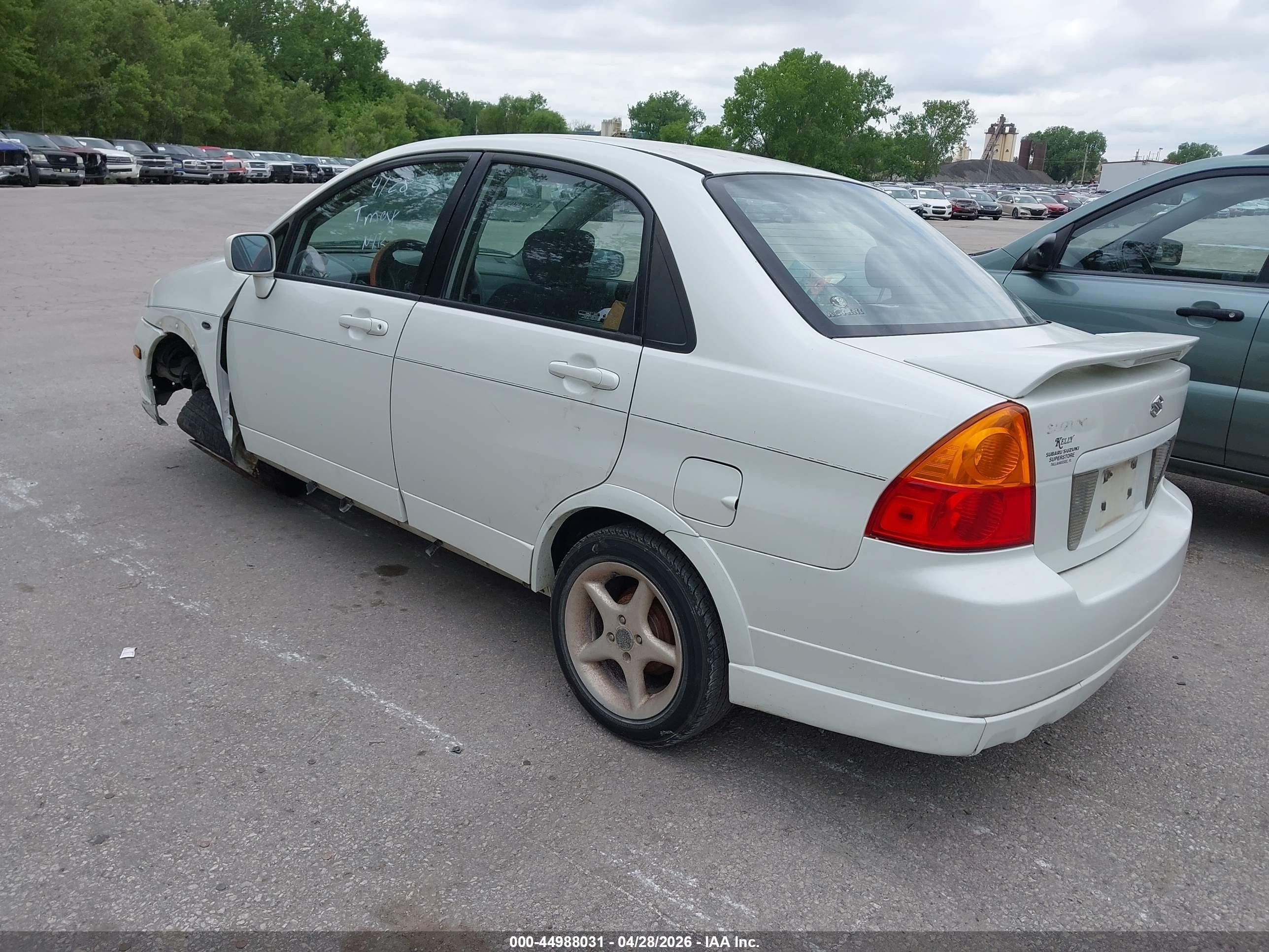 2003 Suzuki Aerio Gs/s White vin: JS2RA41S635155466