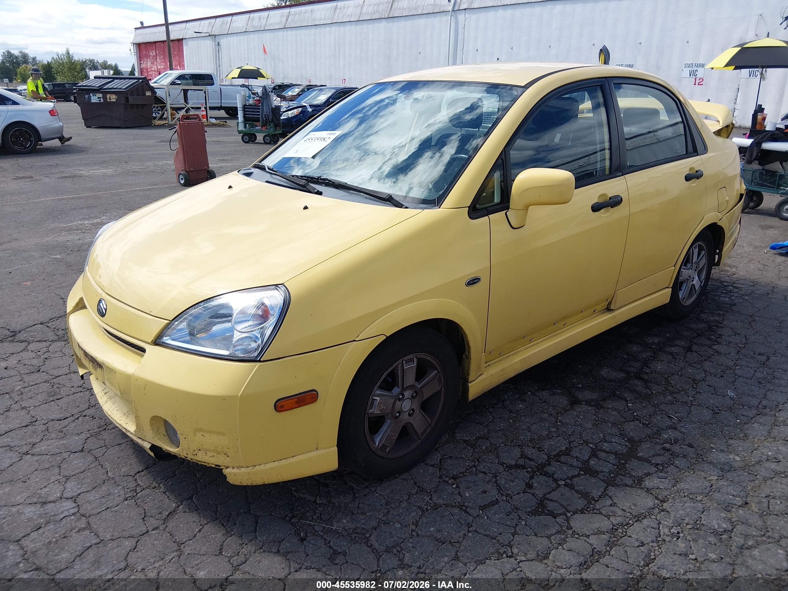 2003 Suzuki Aerio Gs/s Желтый vin: JS2RA41S935152545