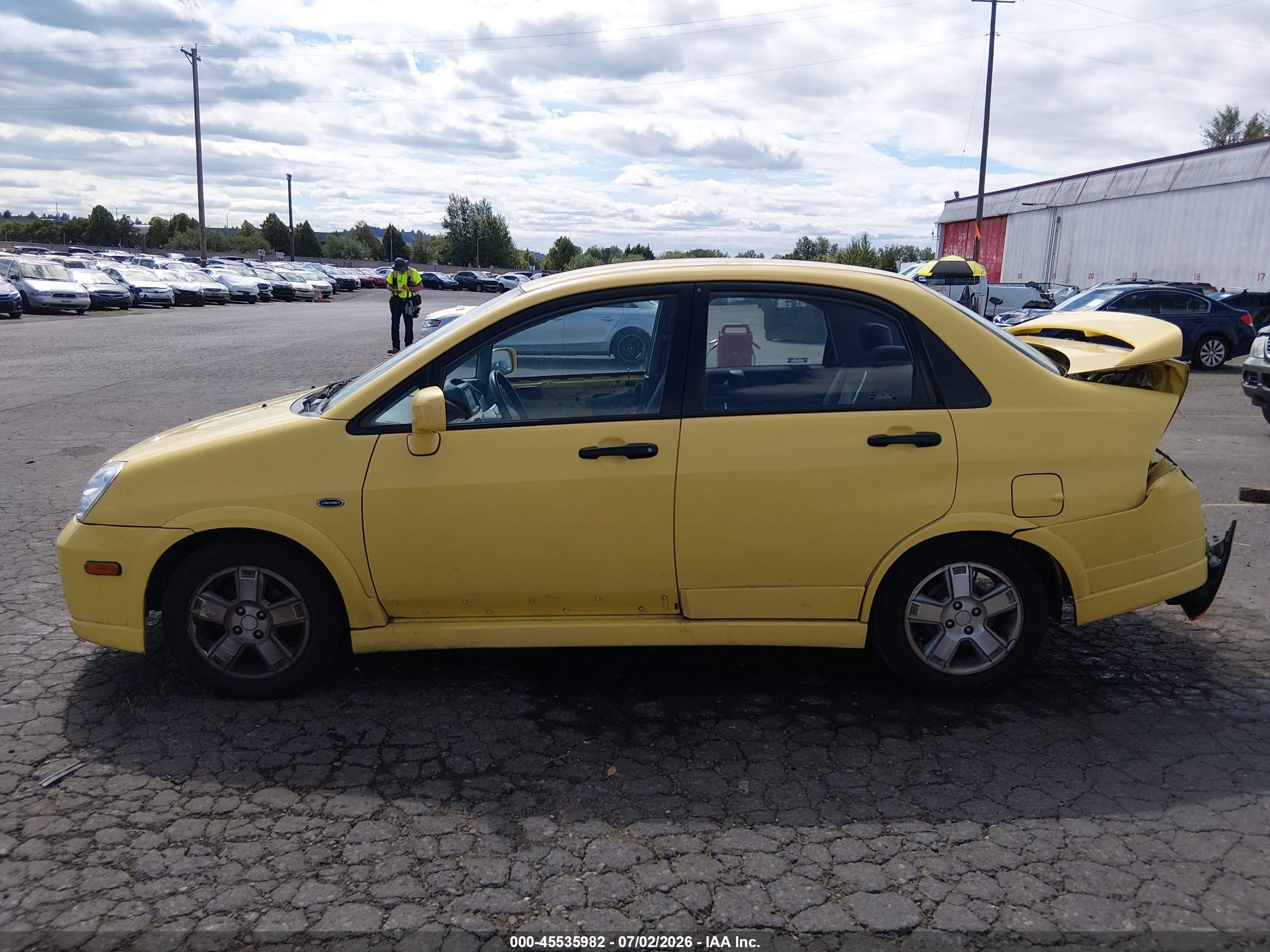 2003 Suzuki Aerio Gs/s Желтый vin: JS2RA41S935152545