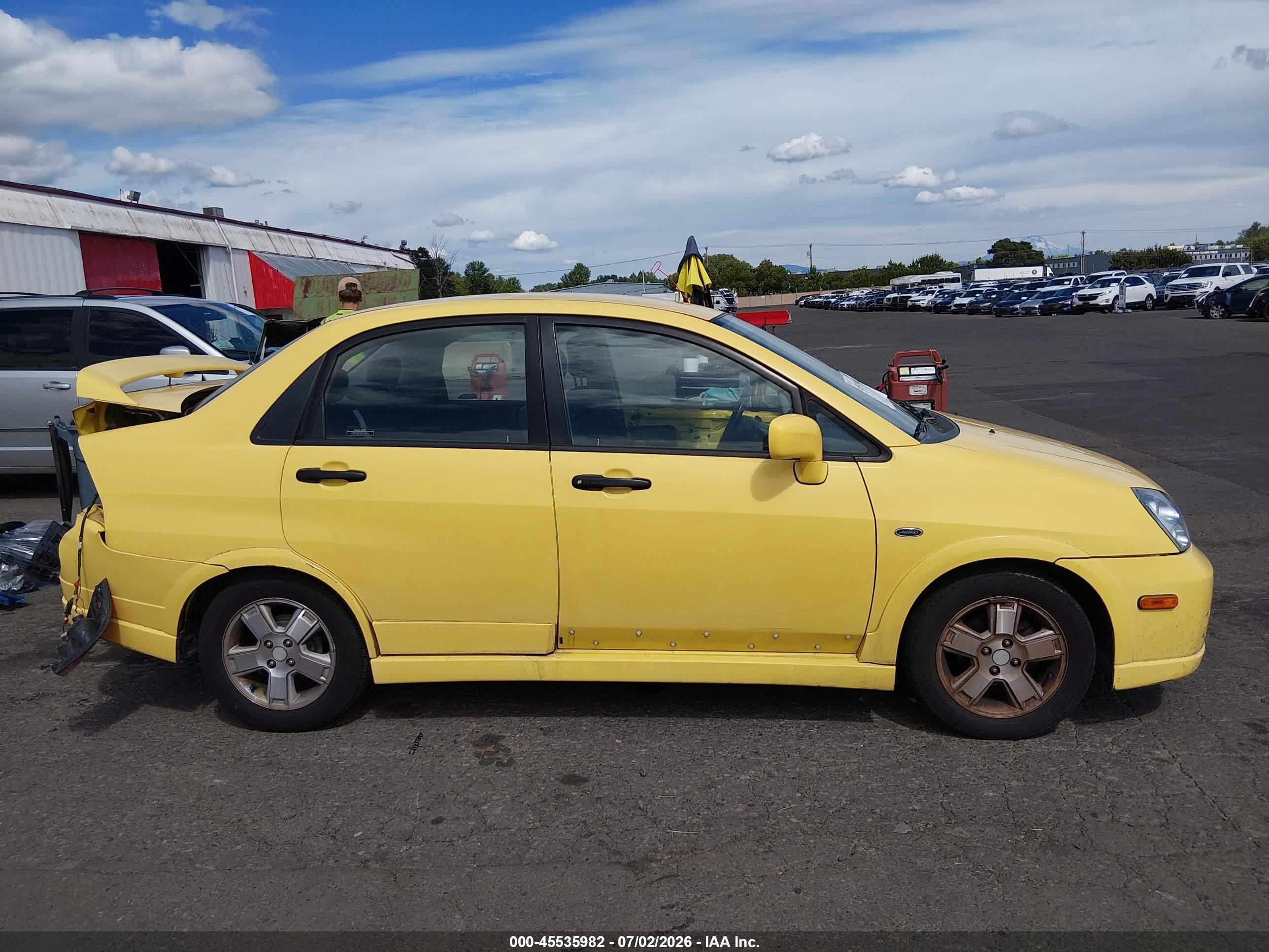 2003 Suzuki Aerio Gs/s Желтый vin: JS2RA41S935152545