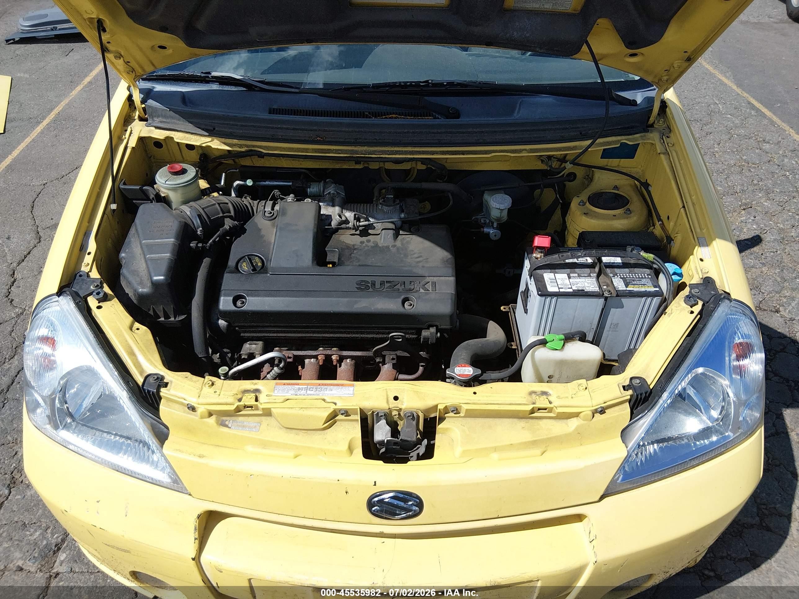 2003 Suzuki Aerio Gs/s Желтый vin: JS2RA41S935152545