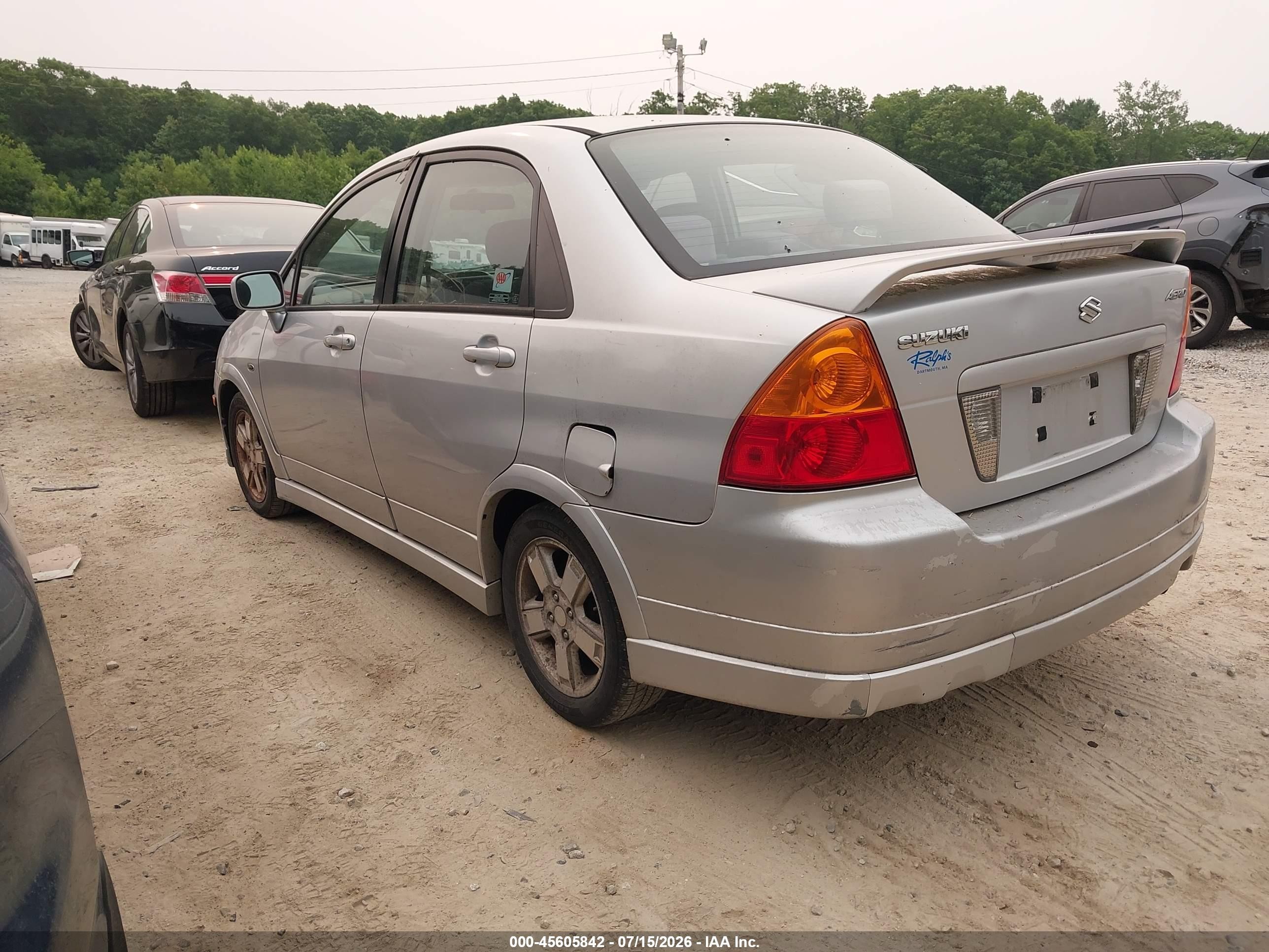 2003 Suzuki Aerio Gs/s Silver vin: JS2RA41S935154828