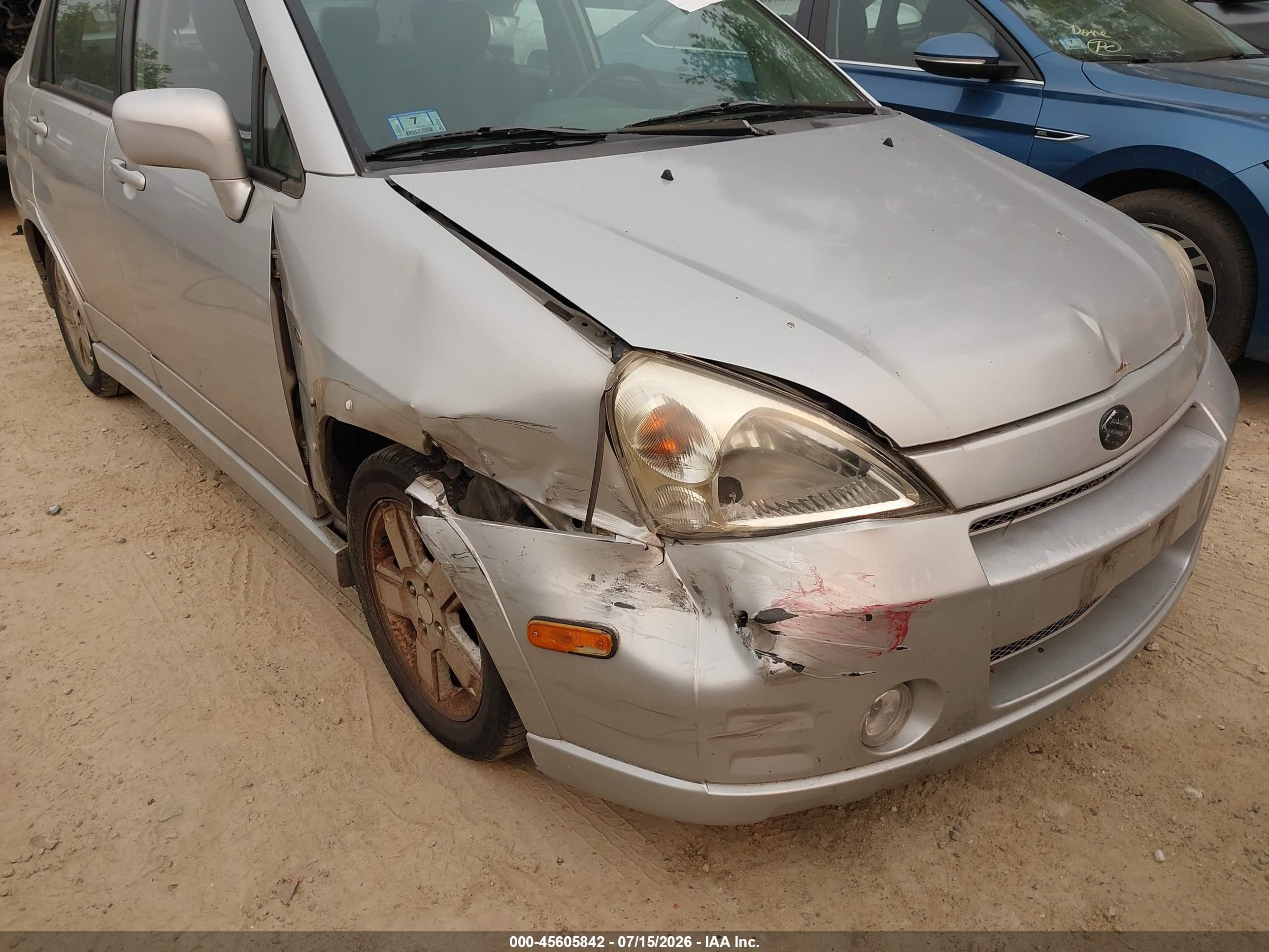 2003 Suzuki Aerio Gs/s Silver vin: JS2RA41S935154828