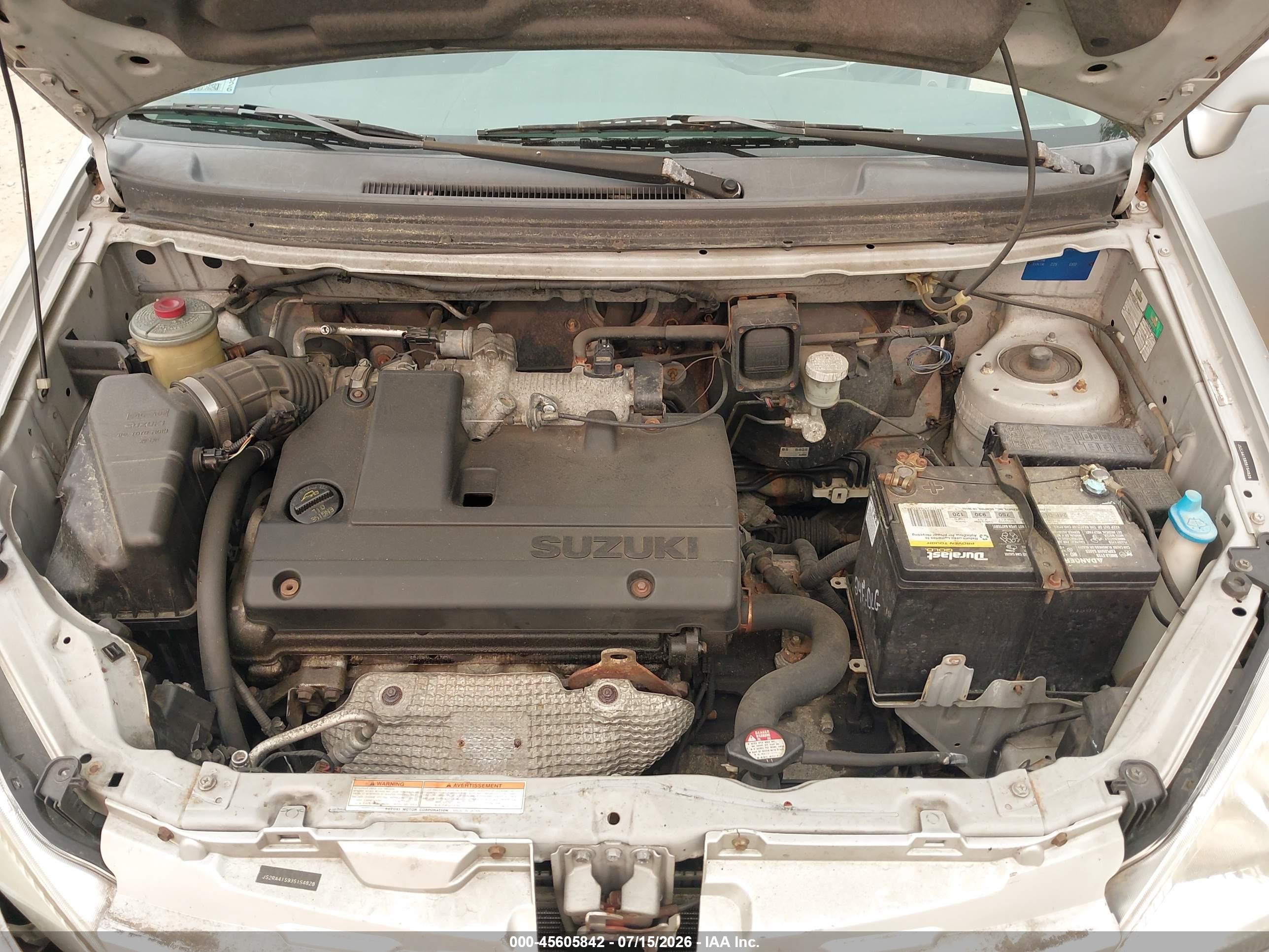 2003 Suzuki Aerio Gs/s Silver vin: JS2RA41S935154828