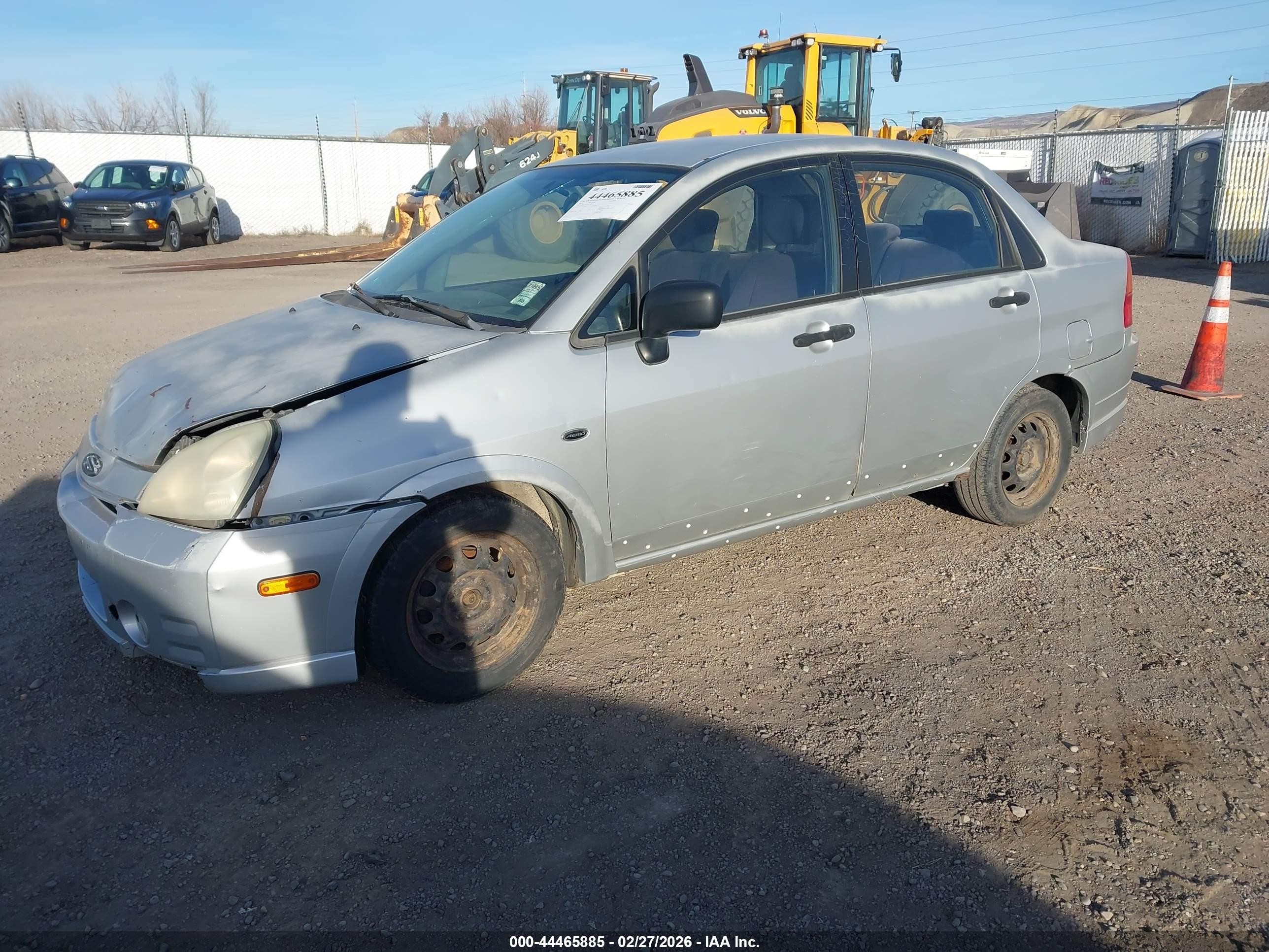 2003 Suzuki Aerio Gs/s Silver vin: JS2RA41SX35160105