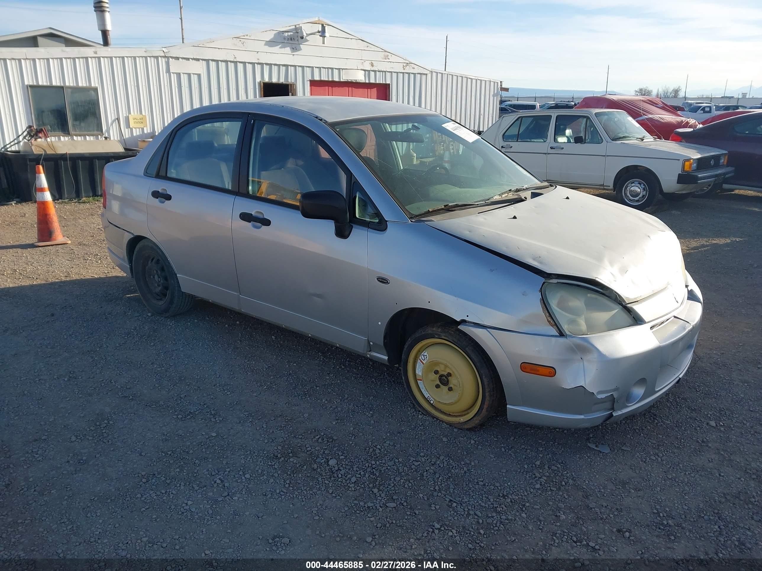 2003 Suzuki Aerio Gs/s Silver vin: JS2RA41SX35160105