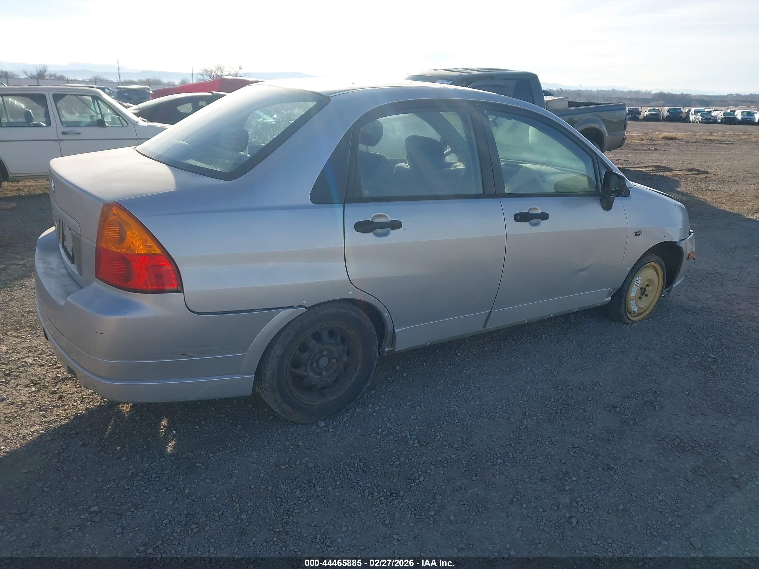 2003 Suzuki Aerio Gs/s Silver vin: JS2RA41SX35160105