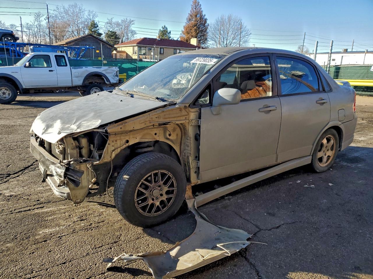 2004 Suzuki Aerio S Gray vin: JS2RA61S345200649