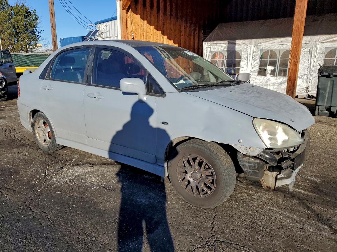 2004 Suzuki Aerio S Gray vin: JS2RA61S345200649