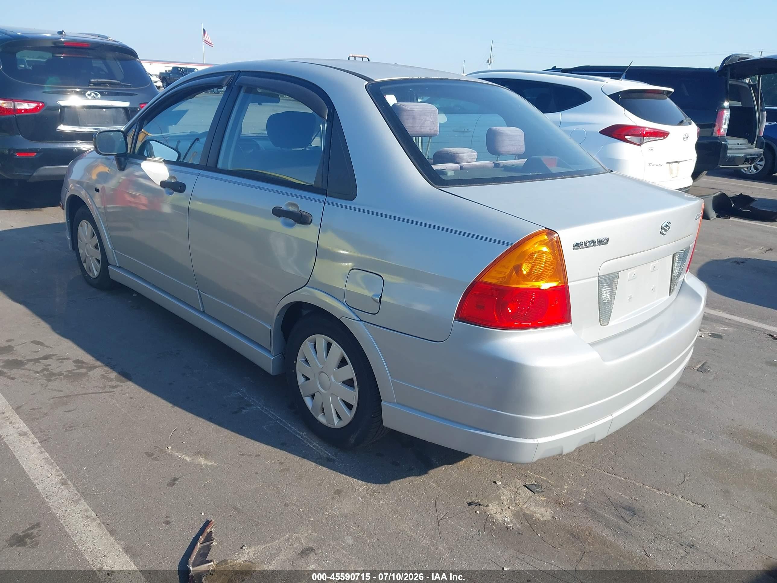 2004 Suzuki Aerio Lx/s Серый vin: JS2RA61S345201364