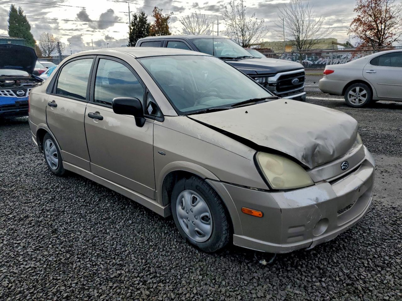 2004 Suzuki Aerio S Tan vin: JS2RA61S545203438