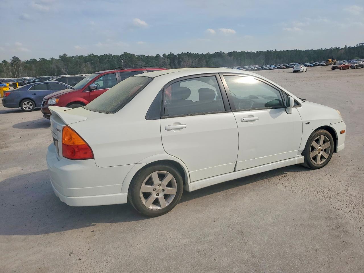 2005 Suzuki Aerio S White vin: JS2RA61S655250981