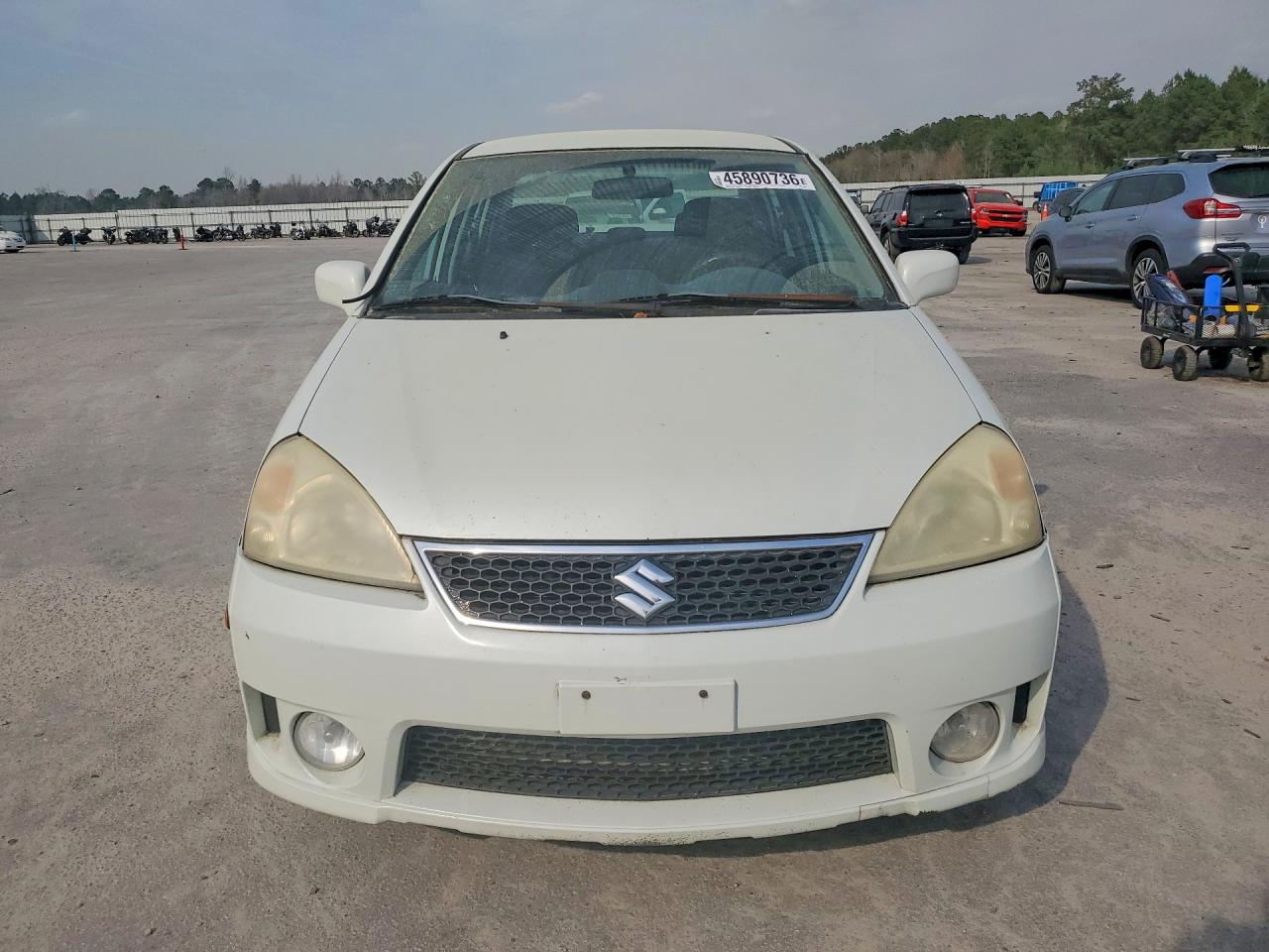 2005 Suzuki Aerio S White vin: JS2RA61S655250981
