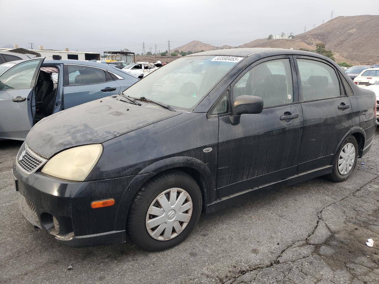 2006 Suzuki Aerio Black vin: JS2RA62S765304109
