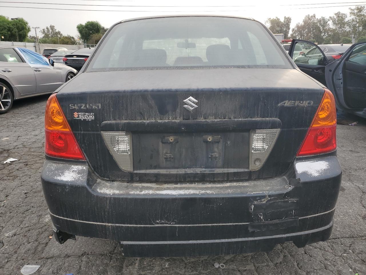 2006 Suzuki Aerio Black vin: JS2RA62S765304109