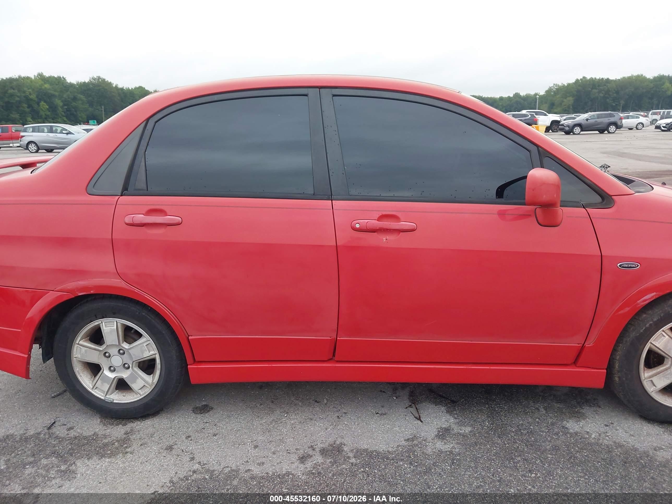 2003 Suzuki Aerio Gs Red vin: JS2RB41S535150305