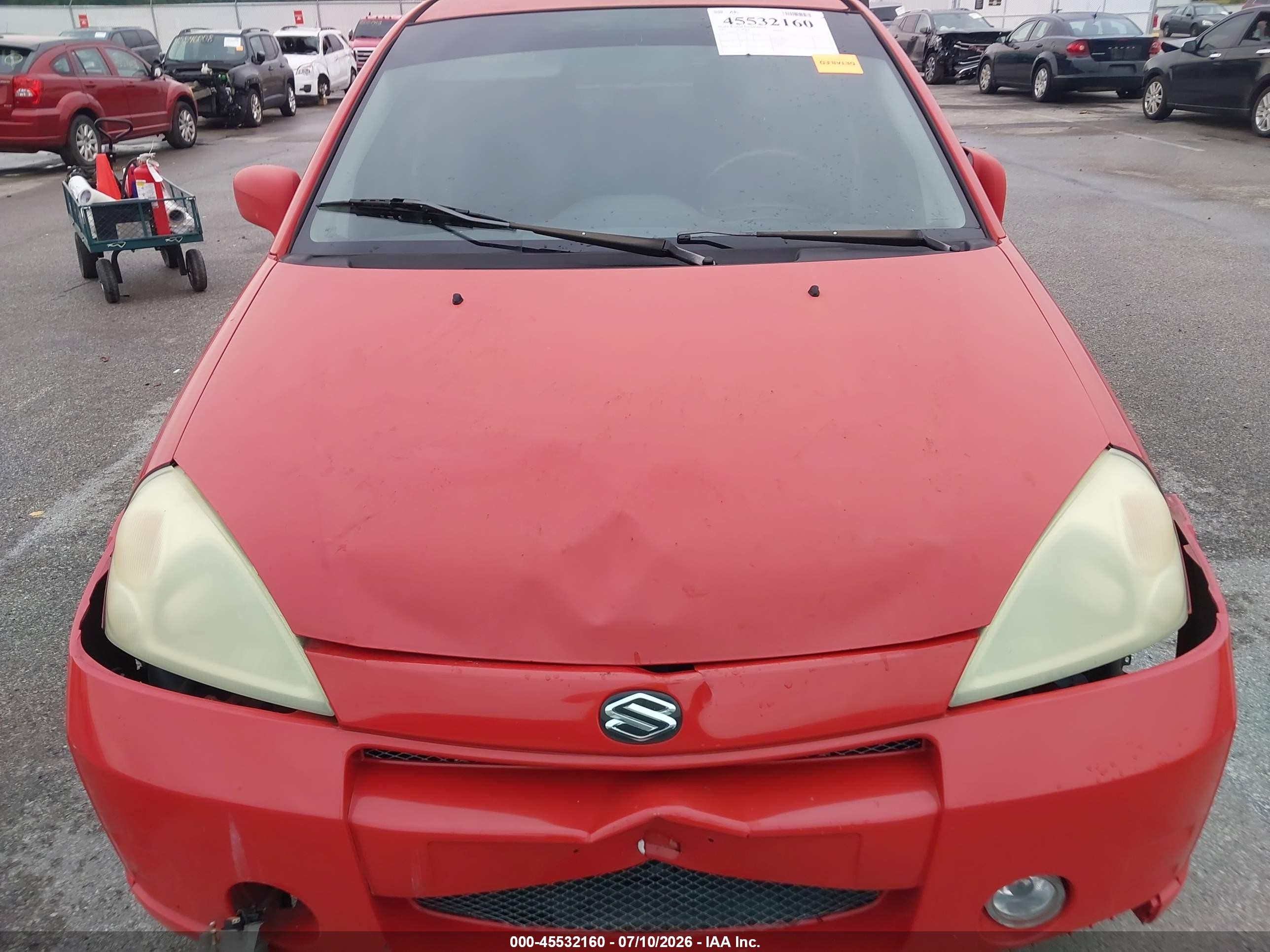 2003 Suzuki Aerio Gs Red vin: JS2RB41S535150305