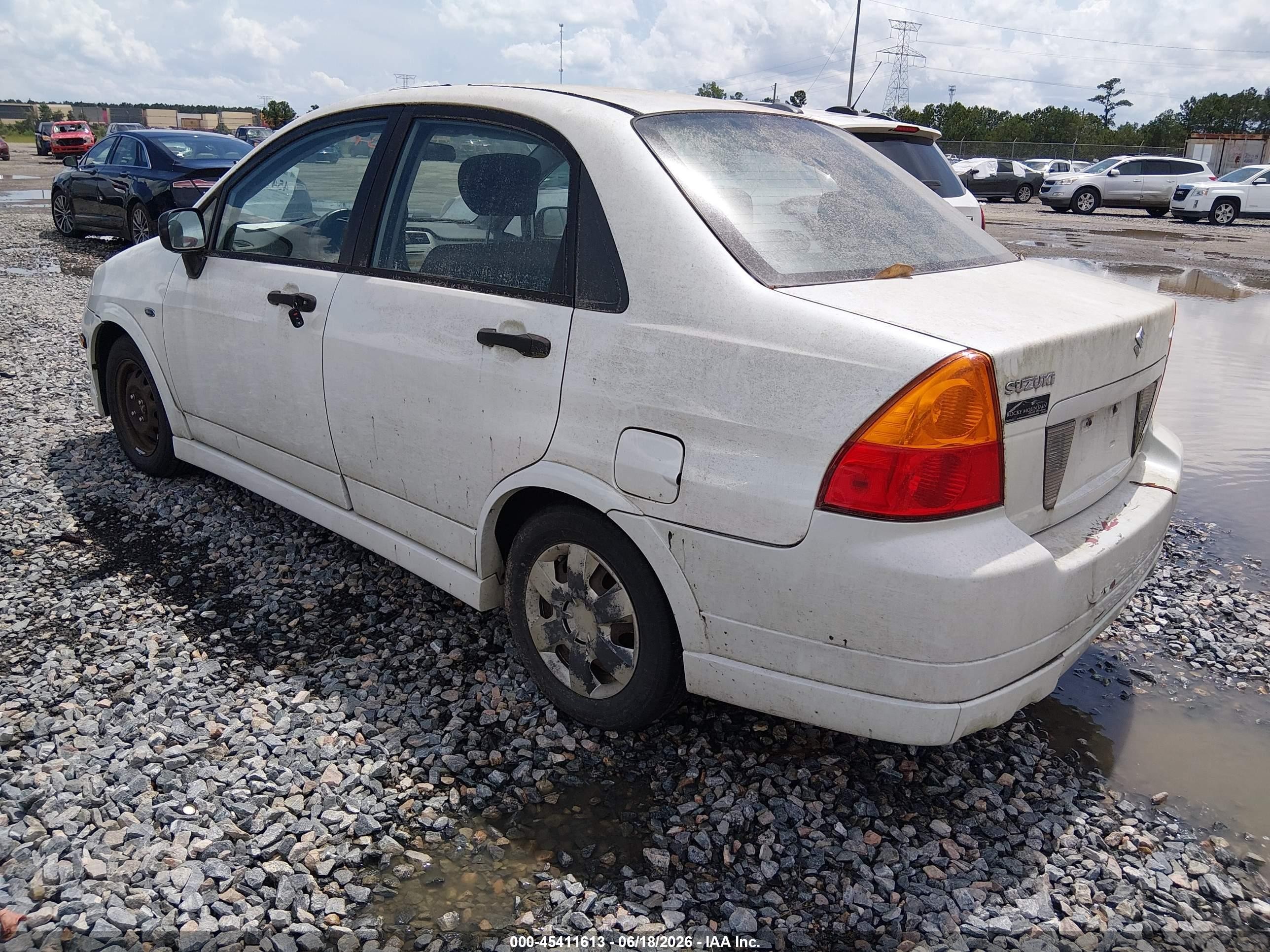 2006 Suzuki Aerio Premium White vin: JS2RB62SX65300049